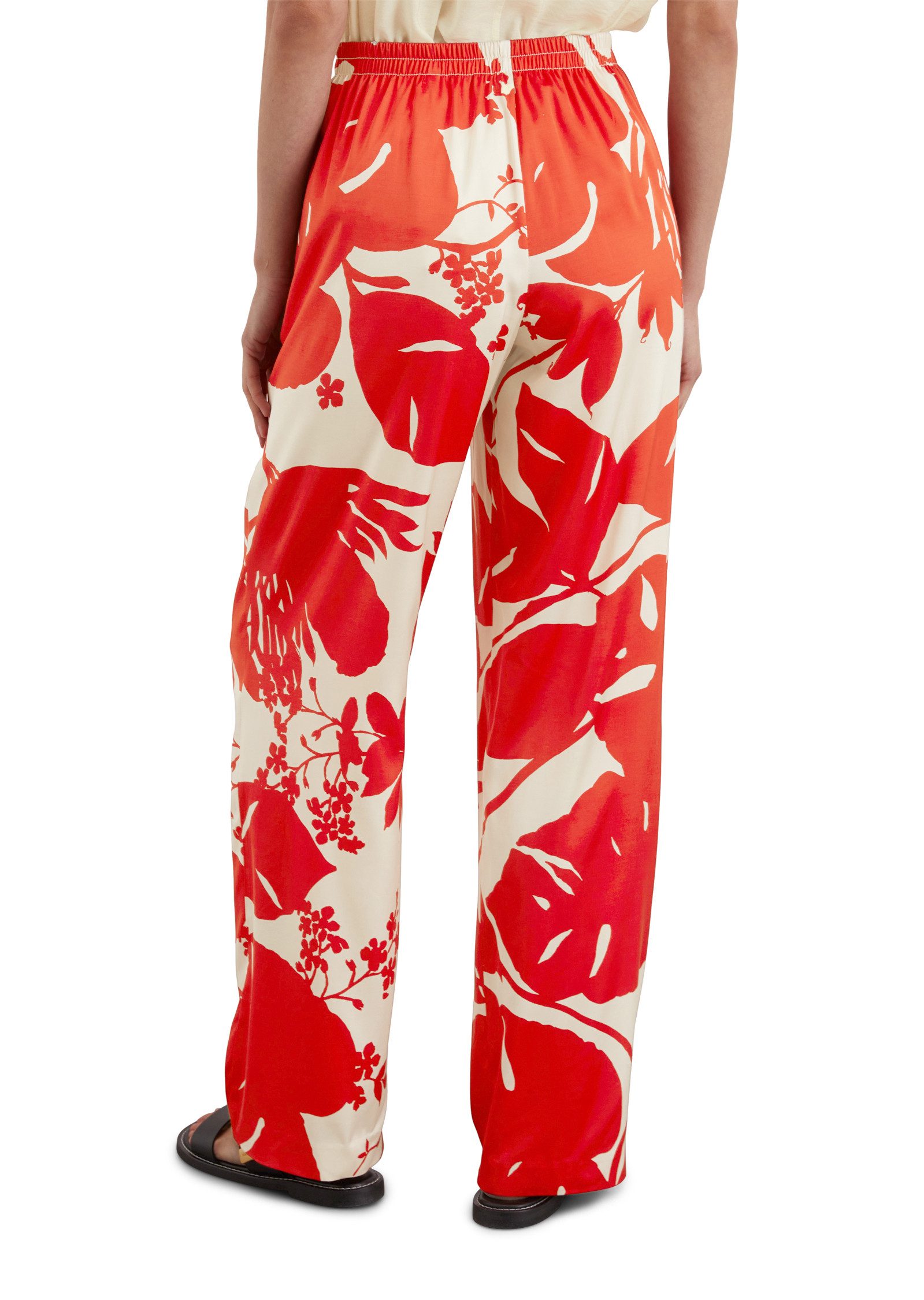 Marc O'Polo Stoffen broek Met all-over print, glad en glanzend oppervlak