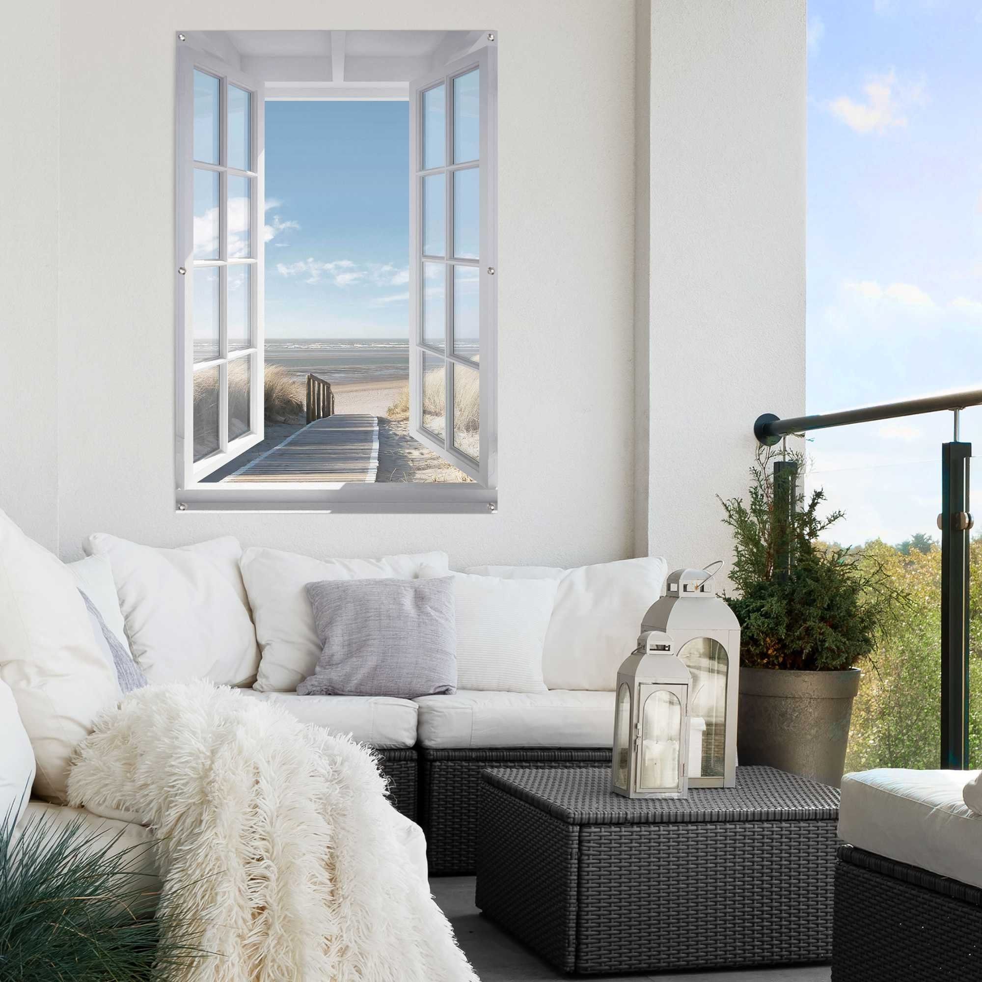 Reinders! Poster Uitzicht op de Noordzee Outdoor voor tuin of balkon