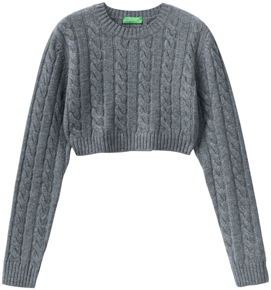 United Colors of Benetton Gebreide trui in cropped lengte