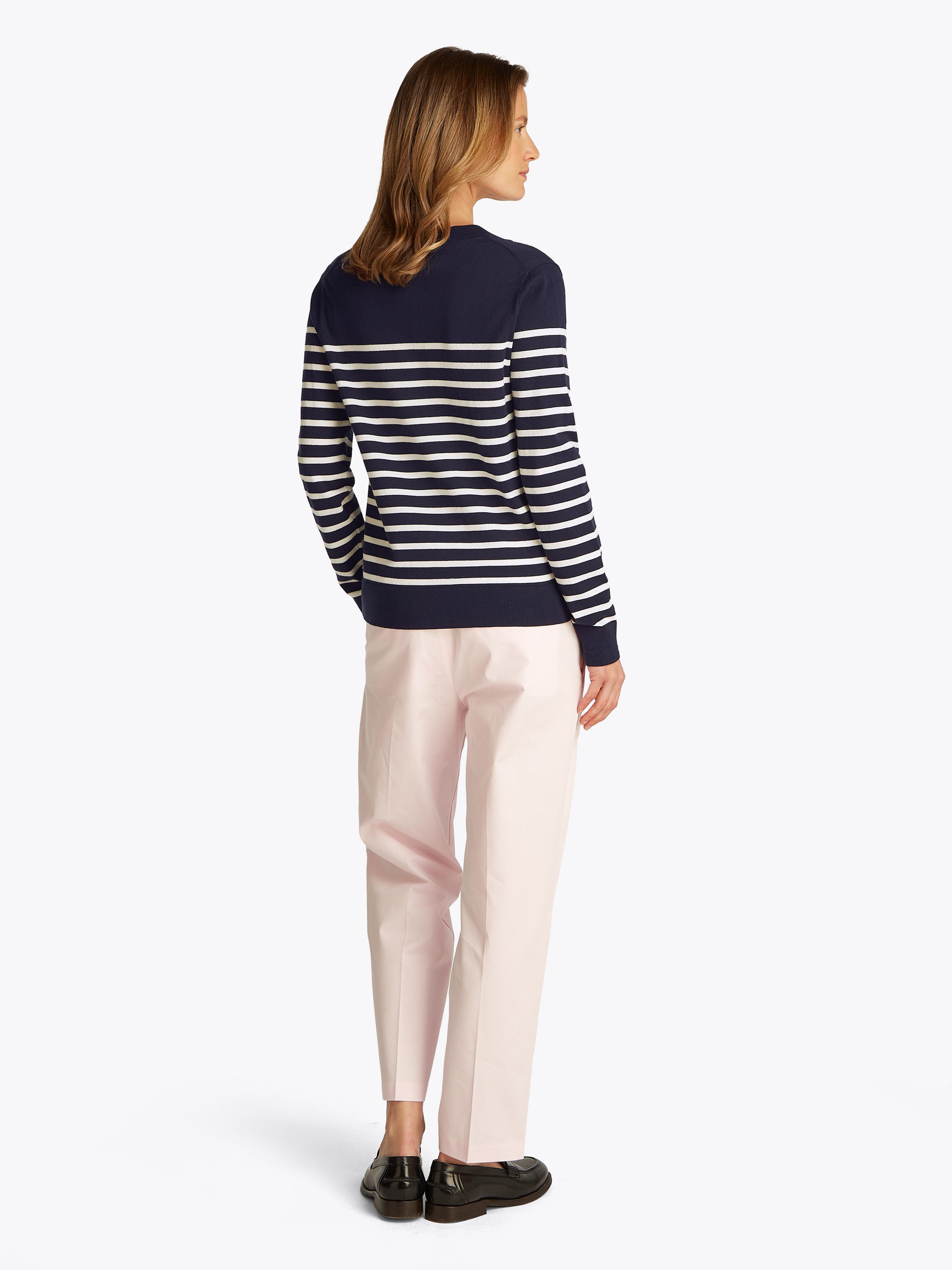 Tommy Hilfiger Trui met V-hals met logoborduursel