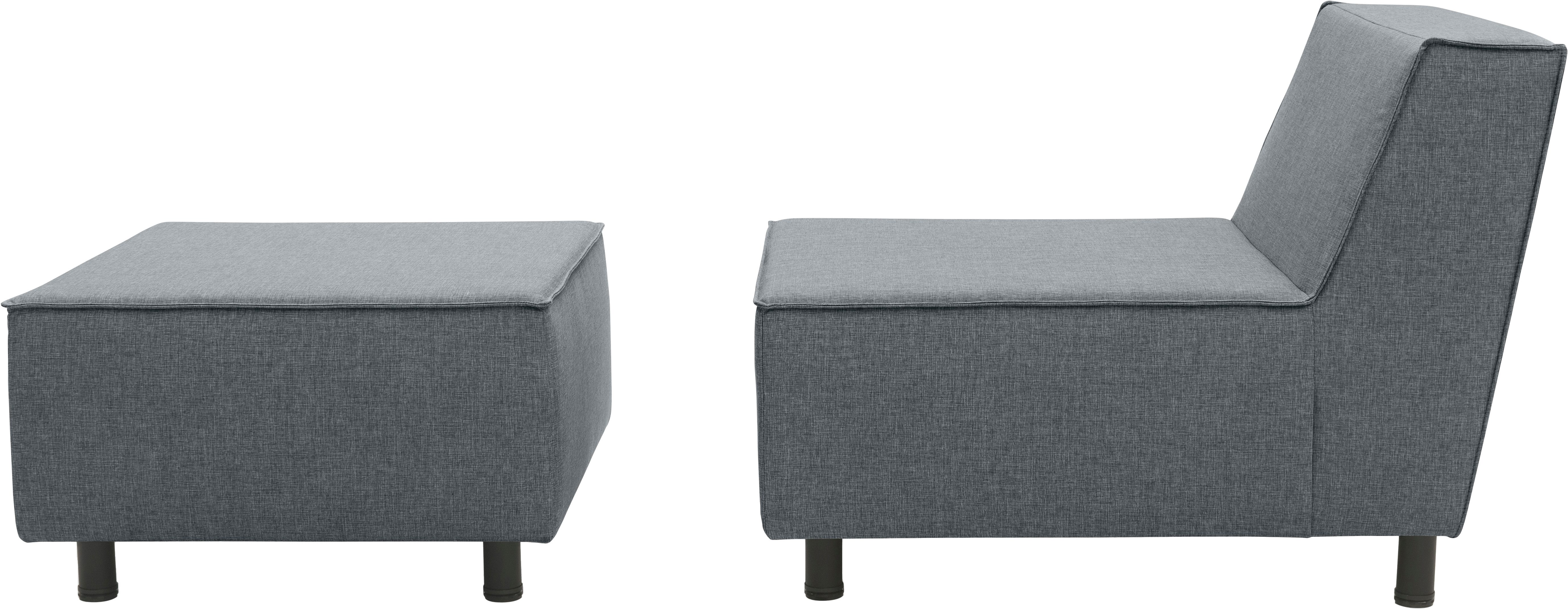 DOMO collection Sofaelement Sonna, individueel samen te stellen Enkele elementen voor terras, tuin en balkon, speciaal voor buiten