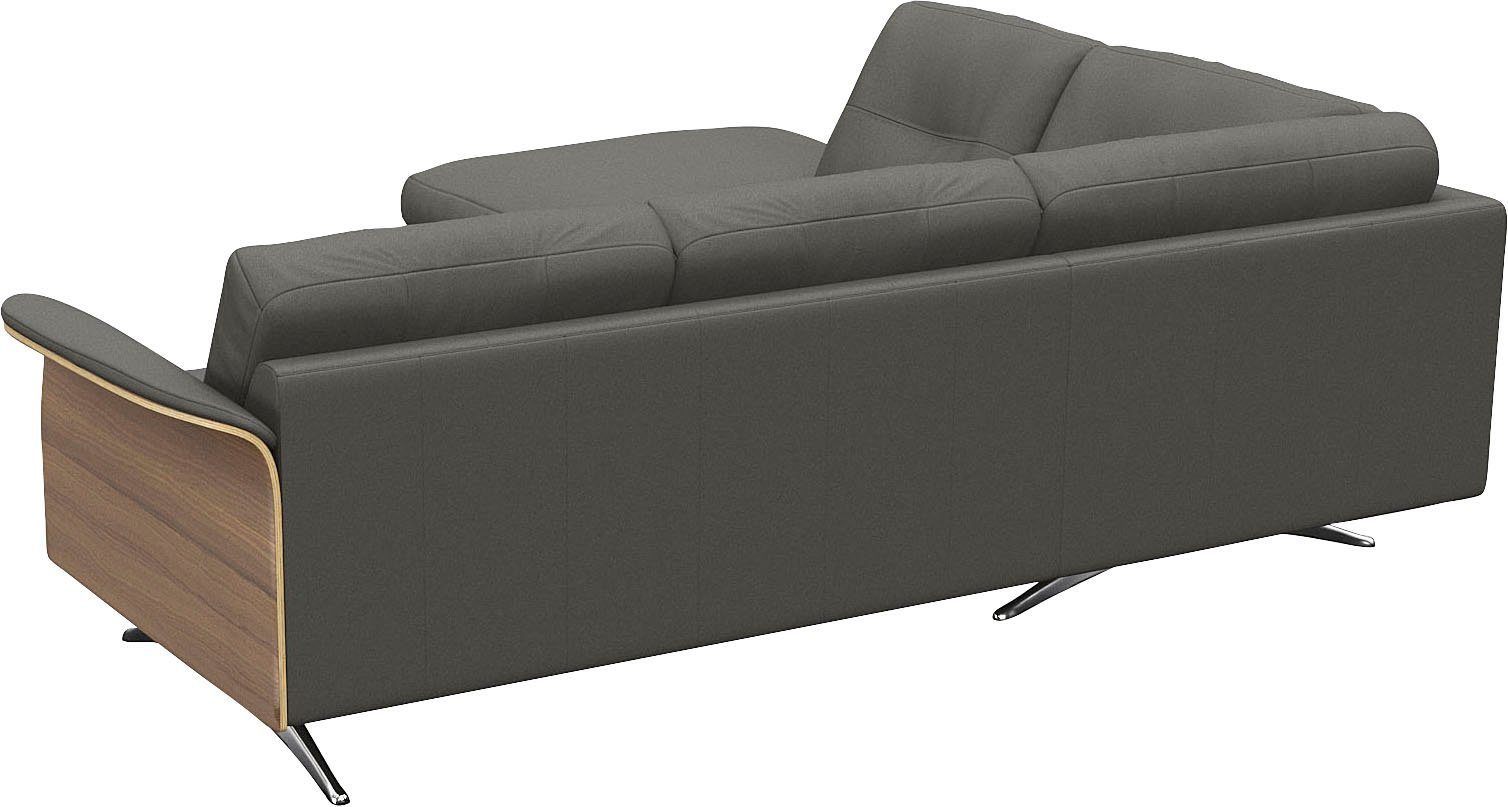 FLEXLUX Hoekbank Glow, super comfortabel door hoogwaardige zitconstructie met binnenvering, L-vorm