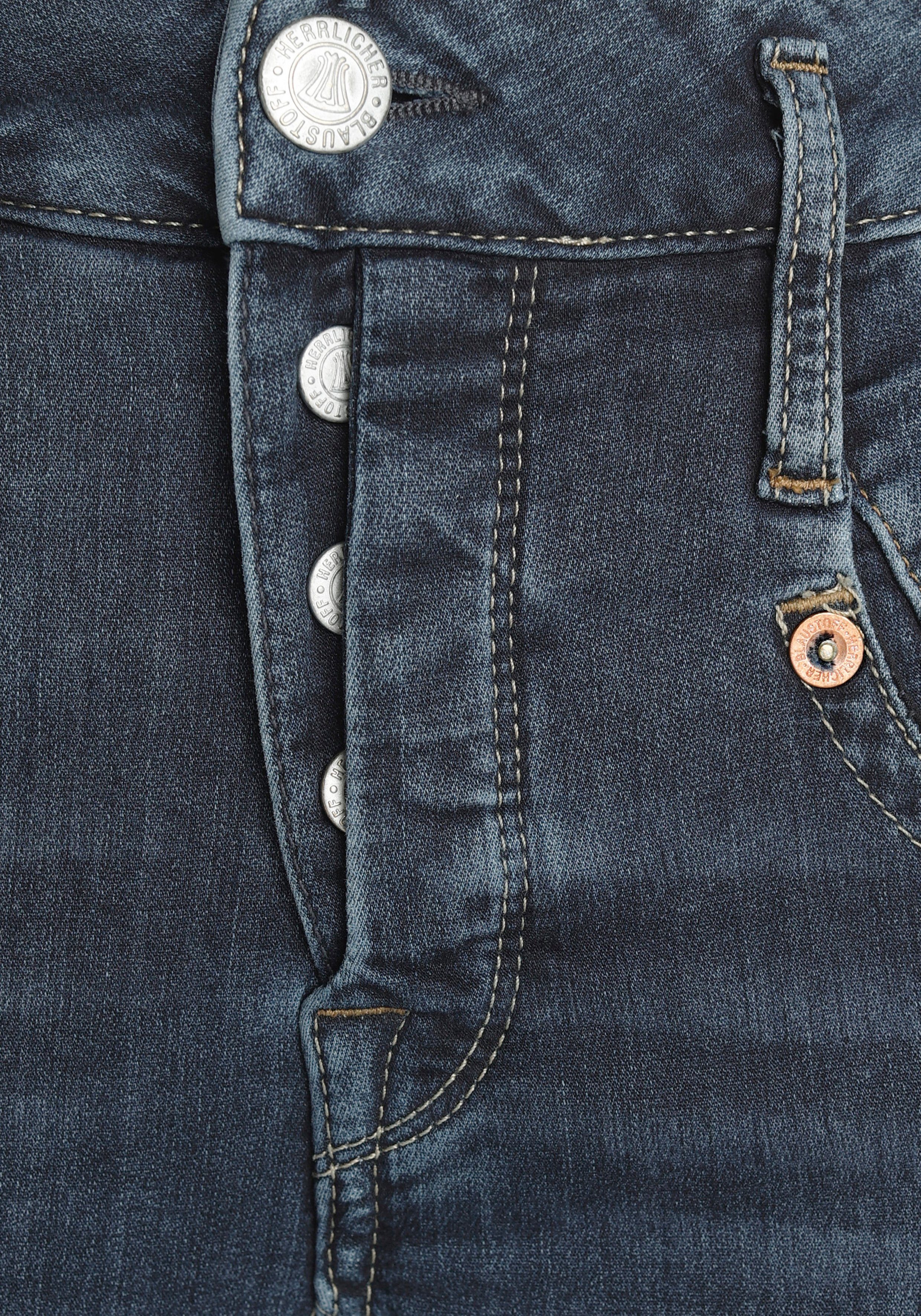 Herrlicher Boyfriendjeans Shyra Cropped Jogg Denim zacht aanvoelend, verweerde effecten, vintage