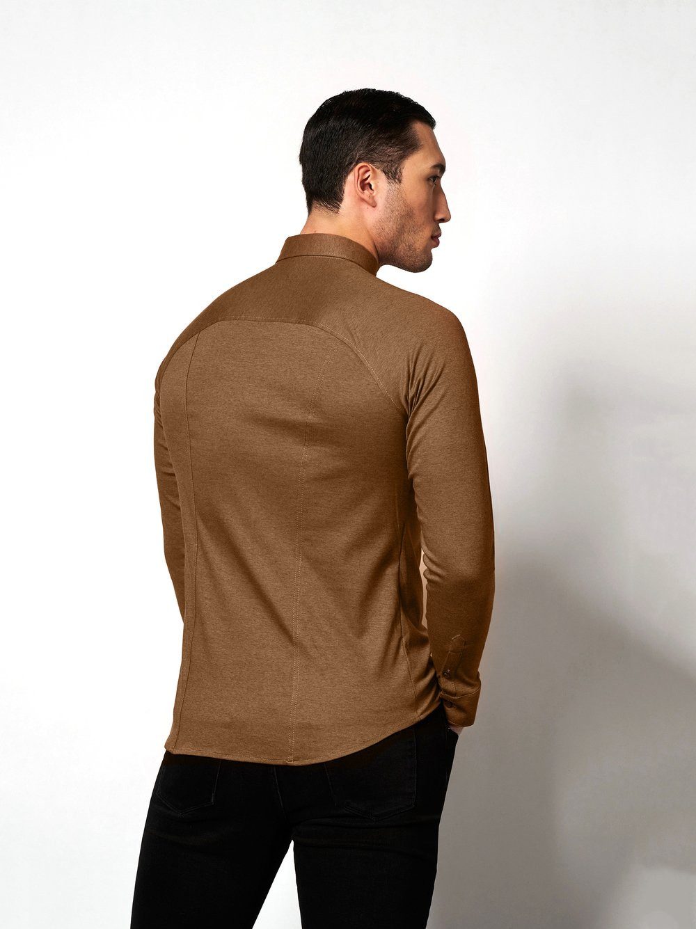 Desoto Overhemd met lange mouwen Casual Kent 1/1 Met een ronde hals