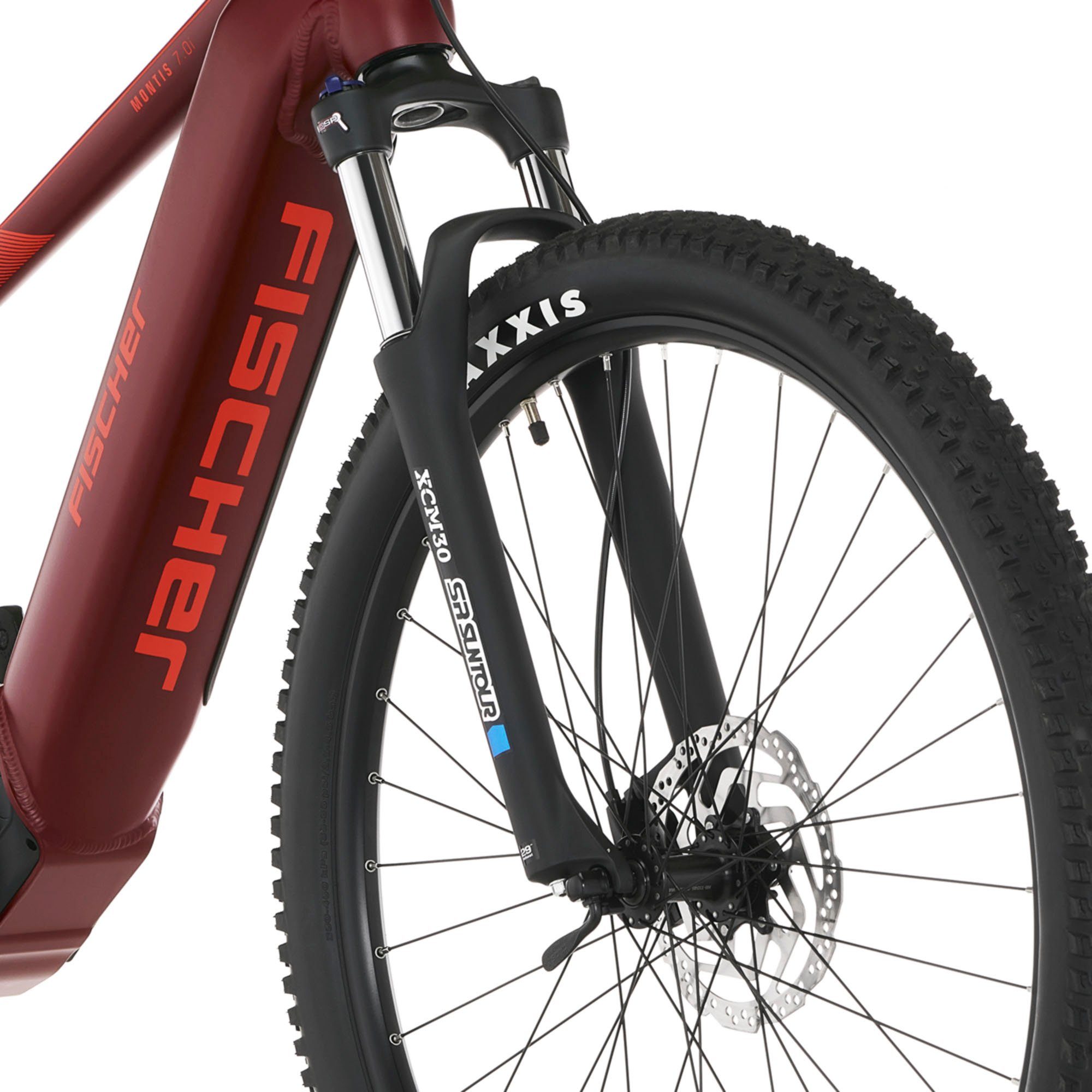Fischer E-bike MONTIS 7.0I 630 Pedelec, elektrische fiets voor dames en heren, MTB