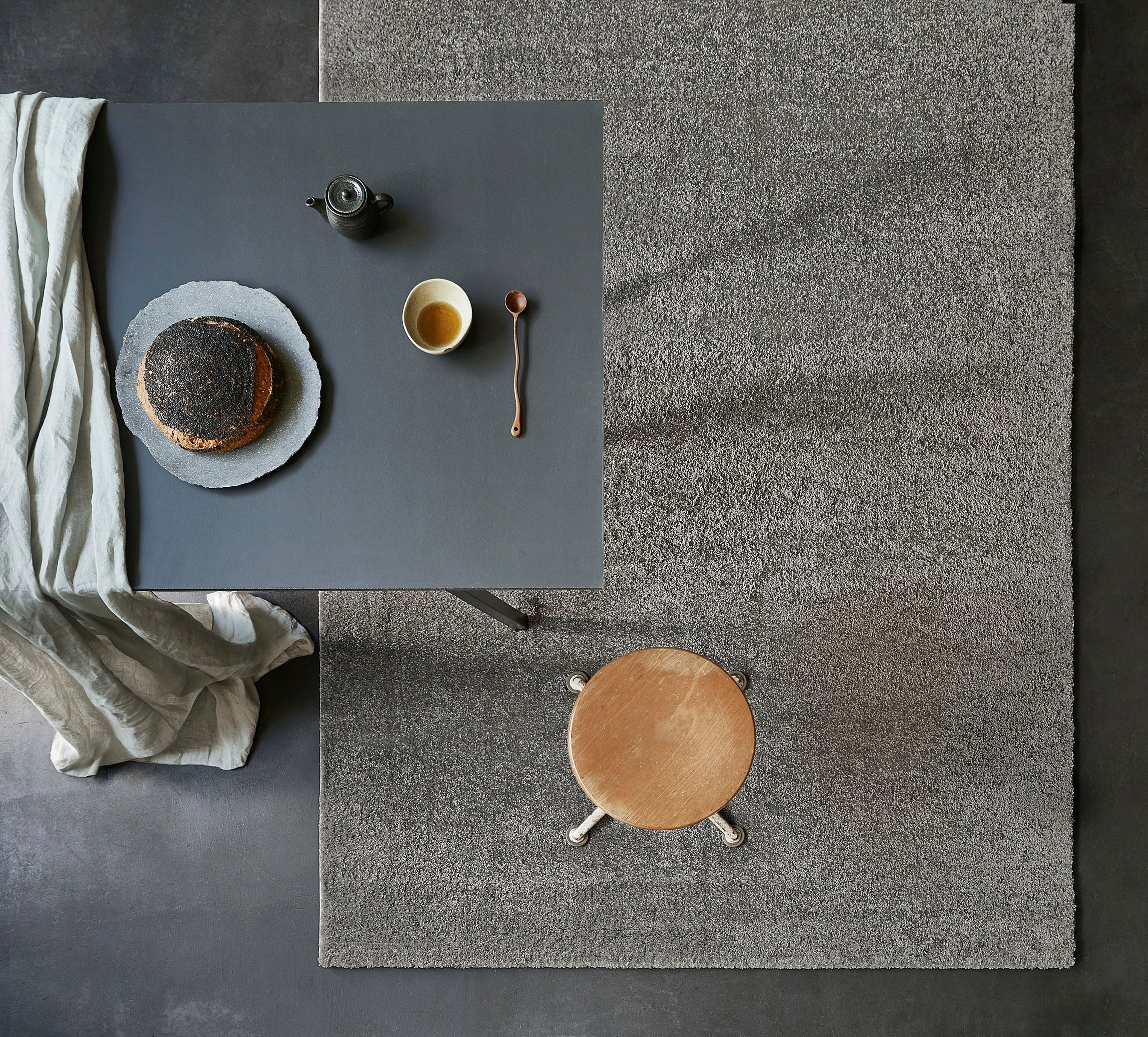 Wecon home Basics Vloerkleed Lotta Korte pool, woonkamer
