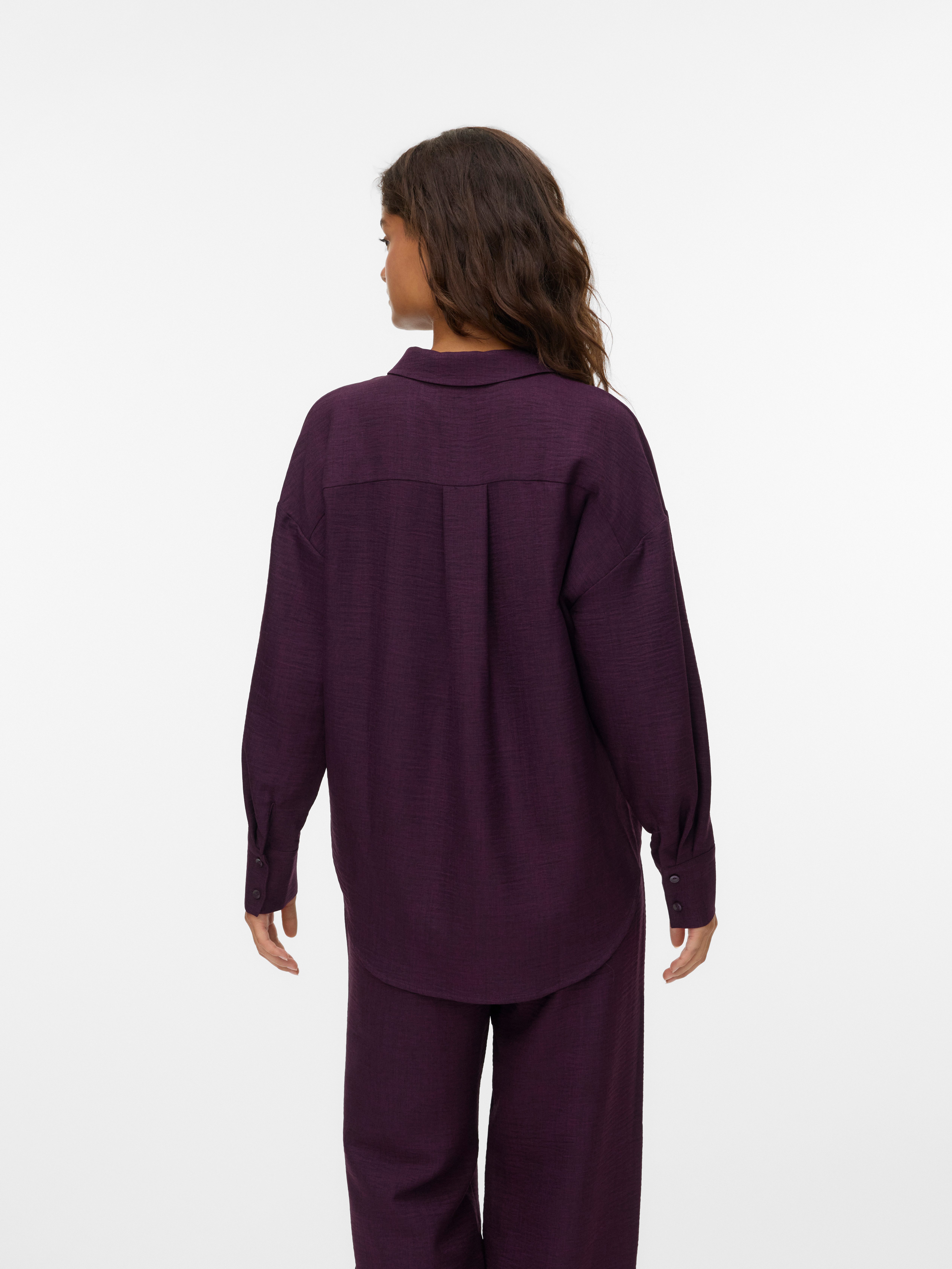 Vero Moda Blouse met lange mouwen VMMELANEY QUEENY LS SHIRT WVN NOOS