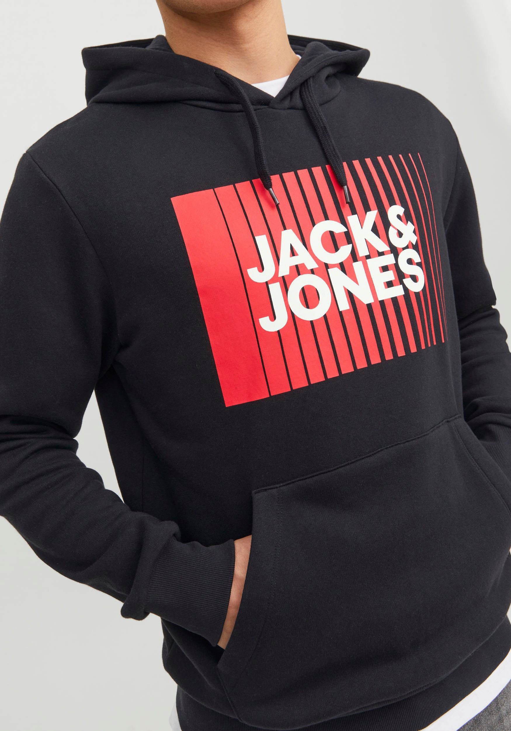 Jack & Jones Hoodie JJECORP LOGO SWEAT HOOD PLAY NOOS