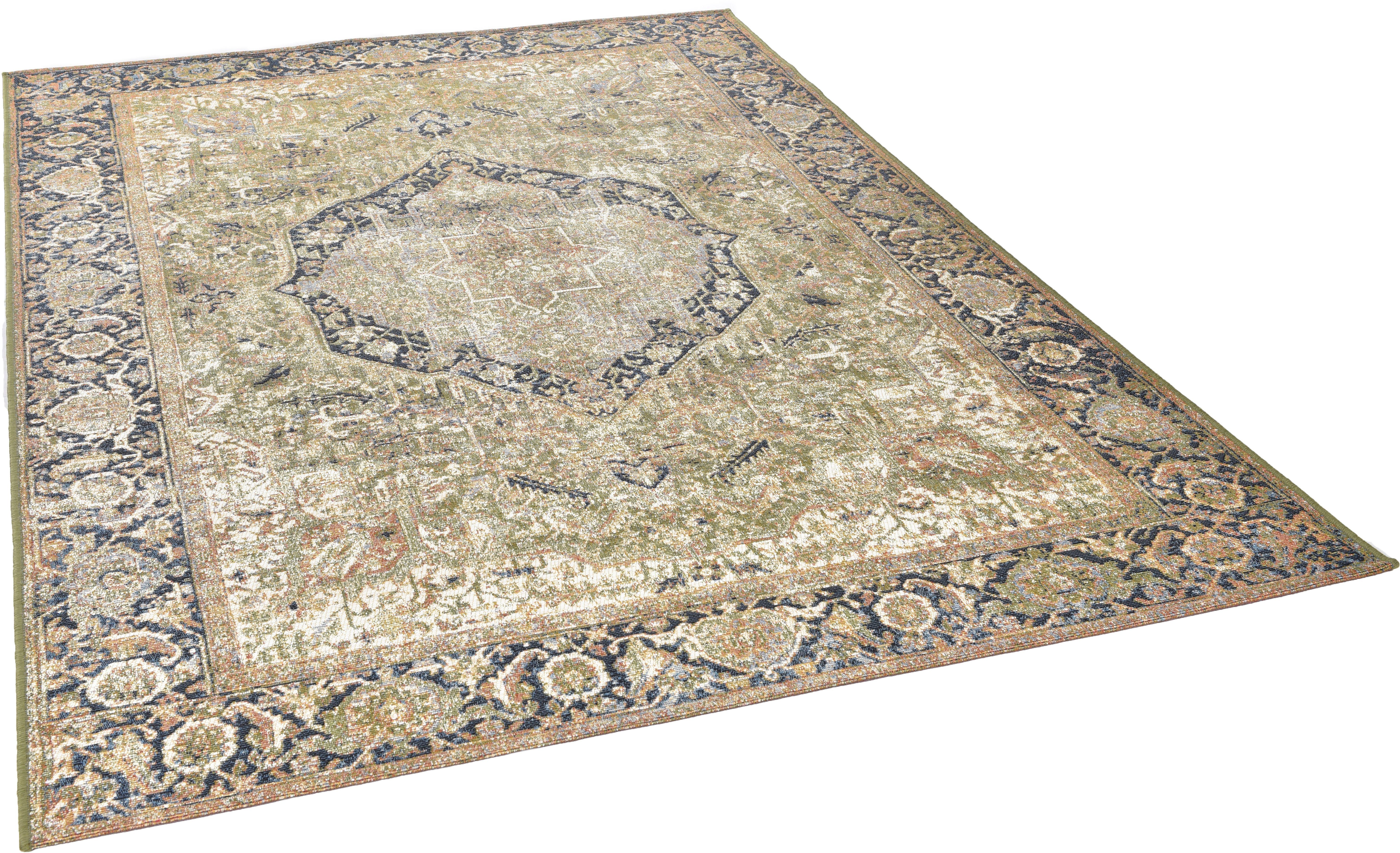 TOM TAILOR HOME Vloerkleed Funky Outdoor Orient One Platweefsel, oriënt-look, geschikt voor binnen en buiten, woonkamer moderne vloerkleden maat 120