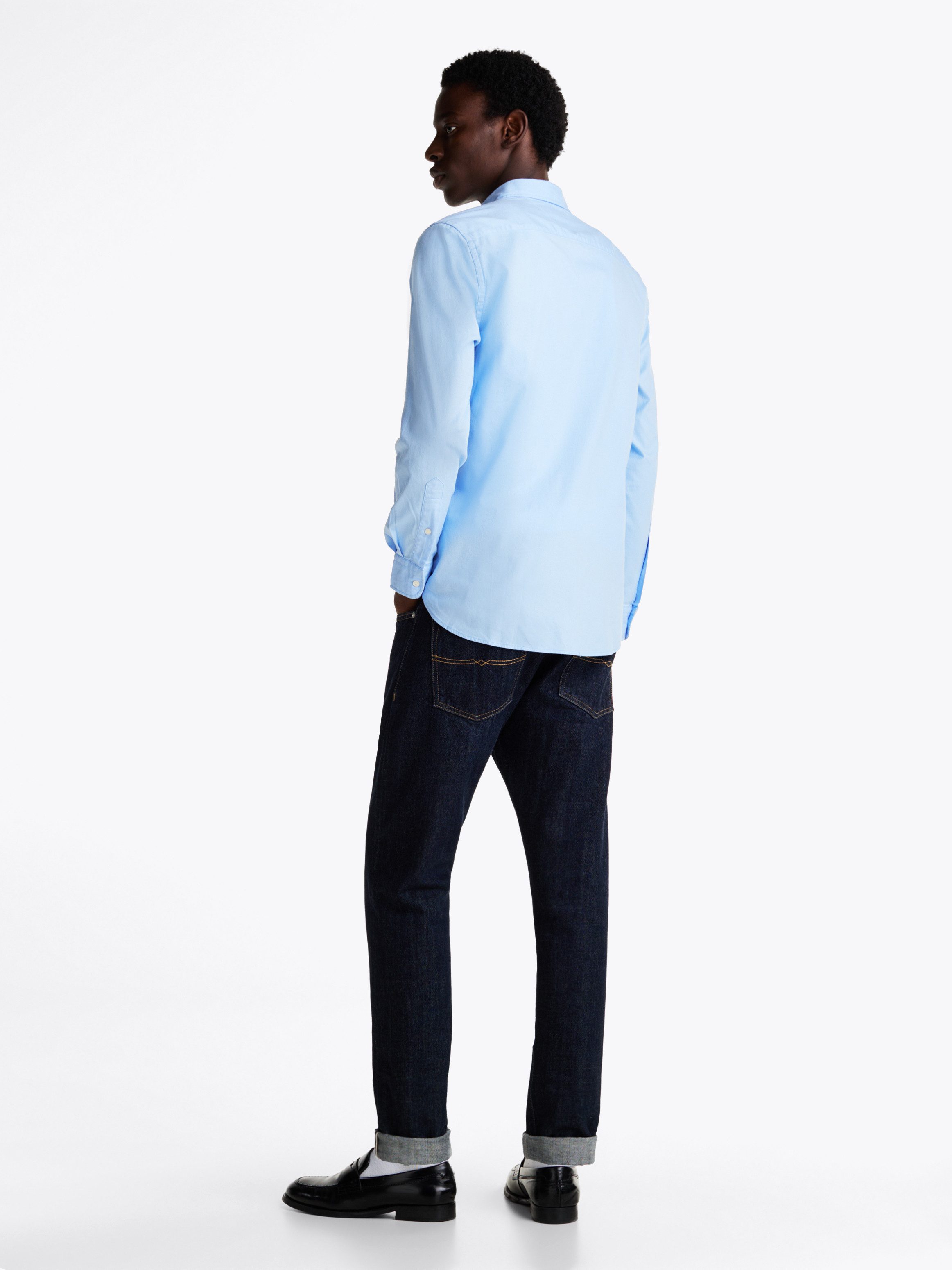 Tommy Hilfiger Businessoverhemd FLEX BRUSHED SOLID RF SHIRT