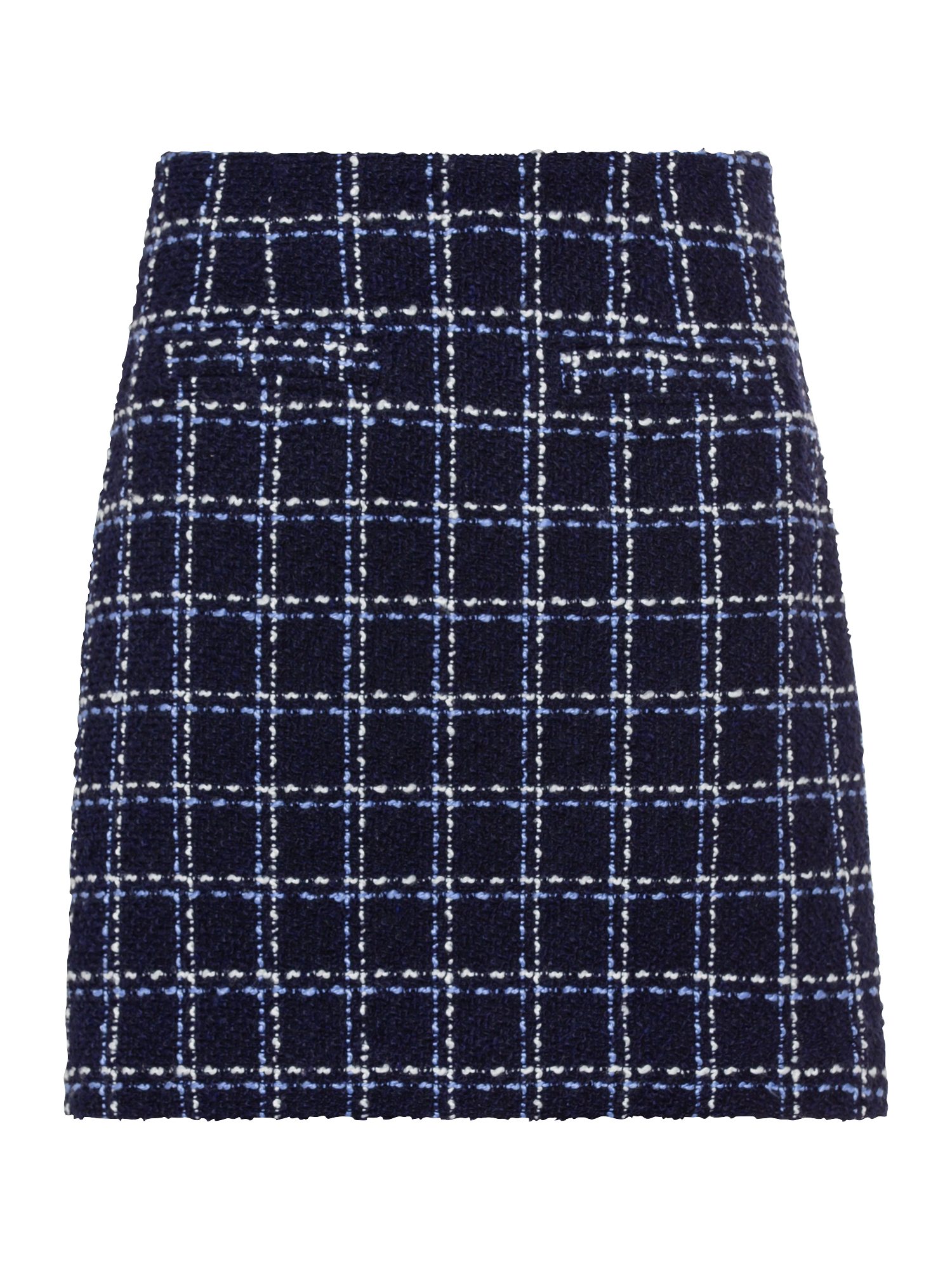 Lascana Minirok in bouclé-look, ruitpatroon, casual-chic, elegant