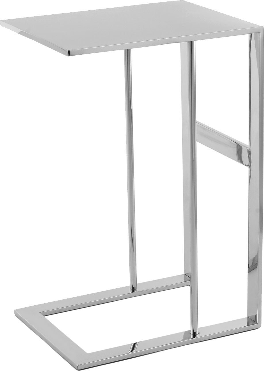 Kayoom Bijzettafel Sten 125, minimalistisch ontwerp, gemaakt van 100% RVS (1 stuk)