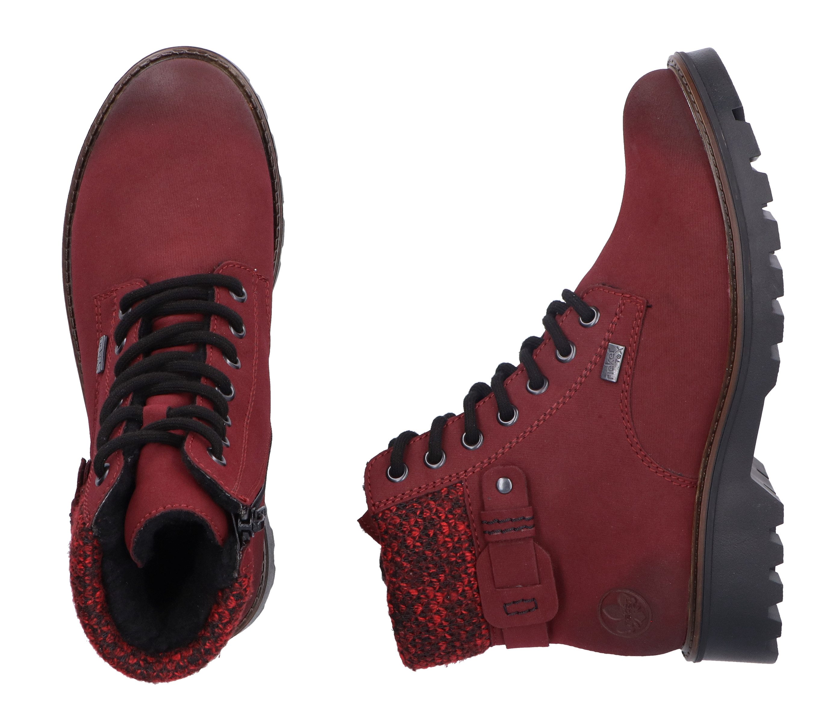 Rieker Winterlaarsjes winterboots met waterafstotende riekertex-membraan