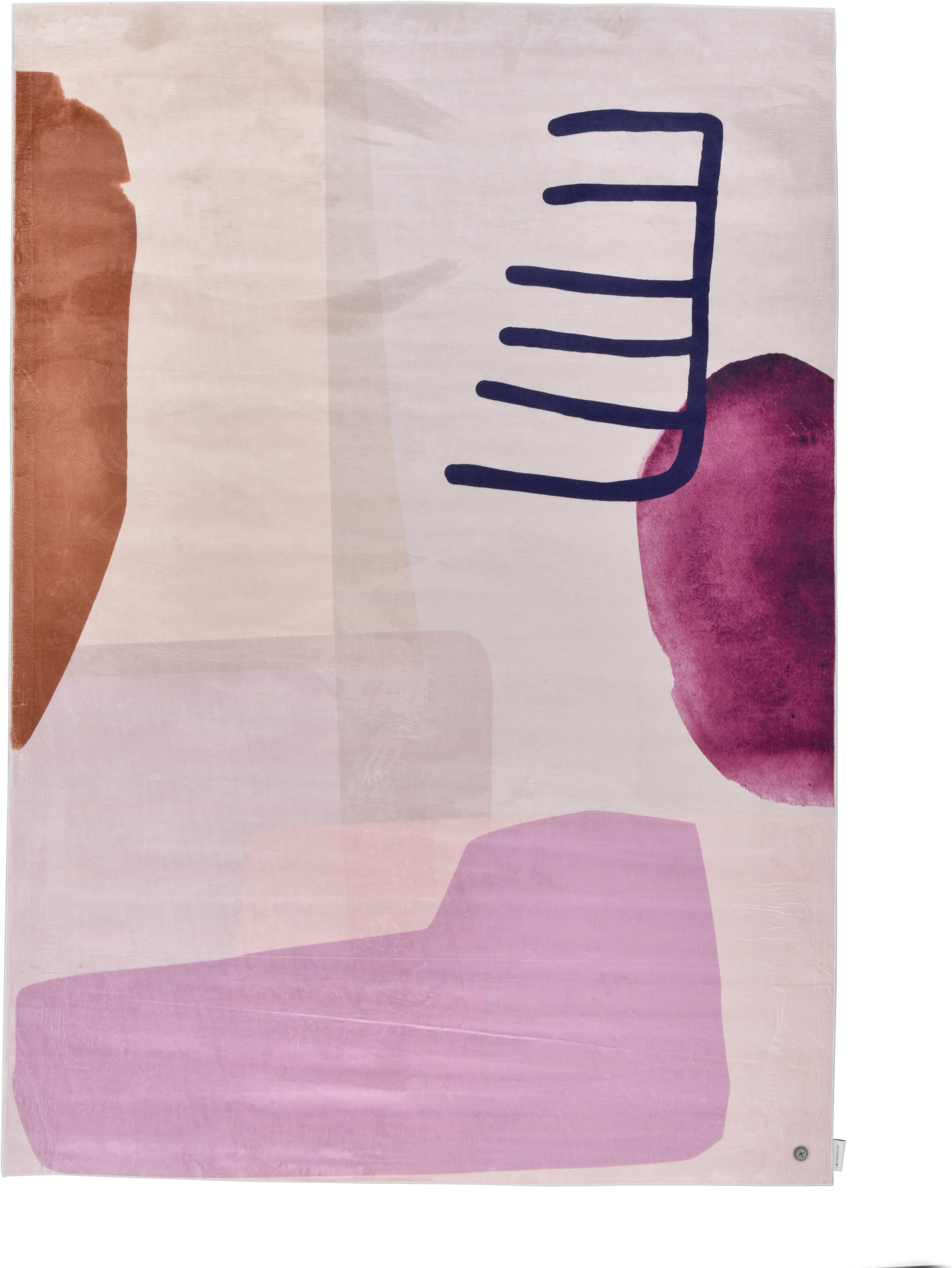 TOM TAILOR HOME Vloerkleed Shapes - TWO Korte pool, gedessineerd, modern design