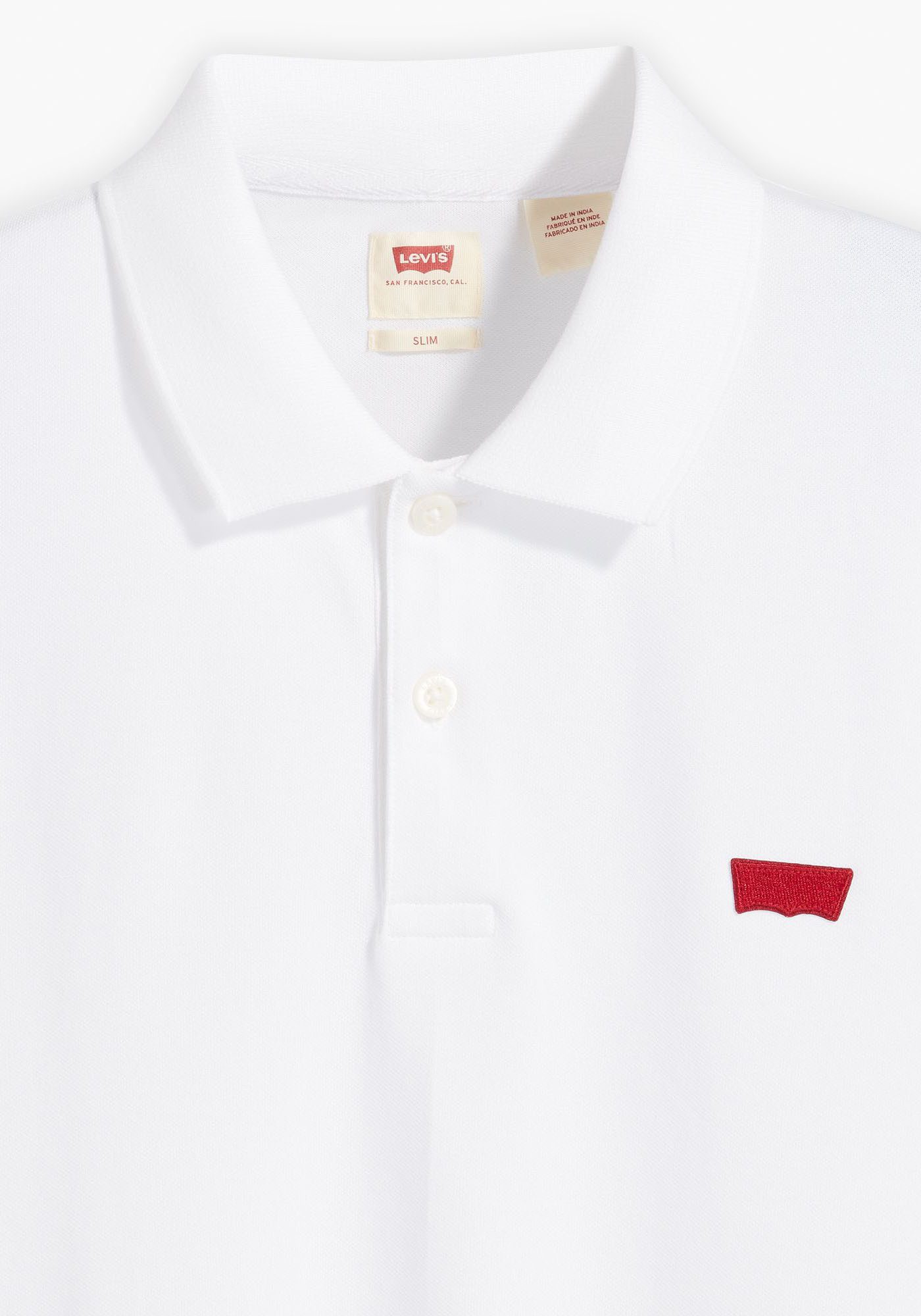 Levi's® Poloshirt met lange mouwen met geborduurd logo