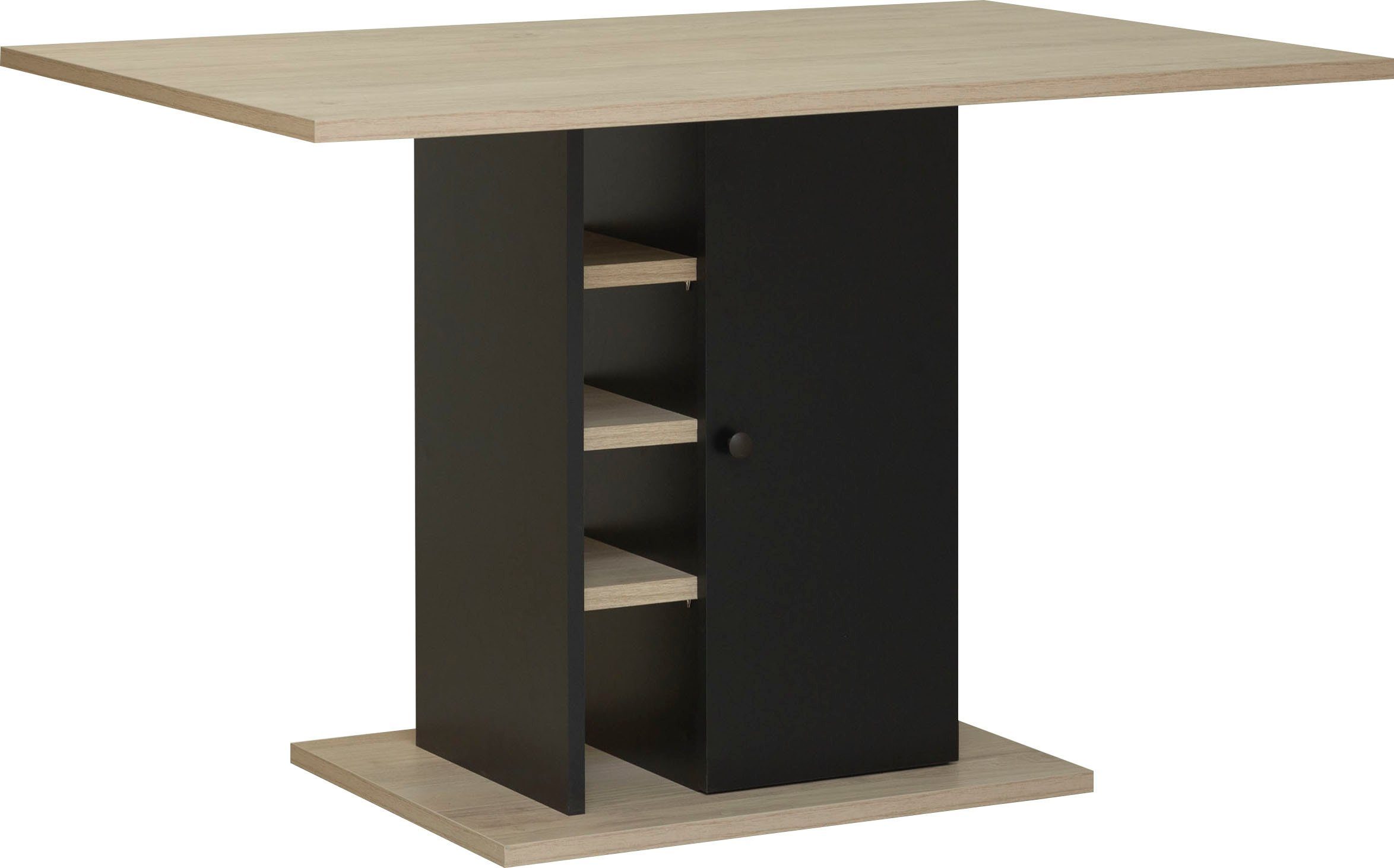 Gami Eettafel Oxford met verstelbaar inzetbare legplanken