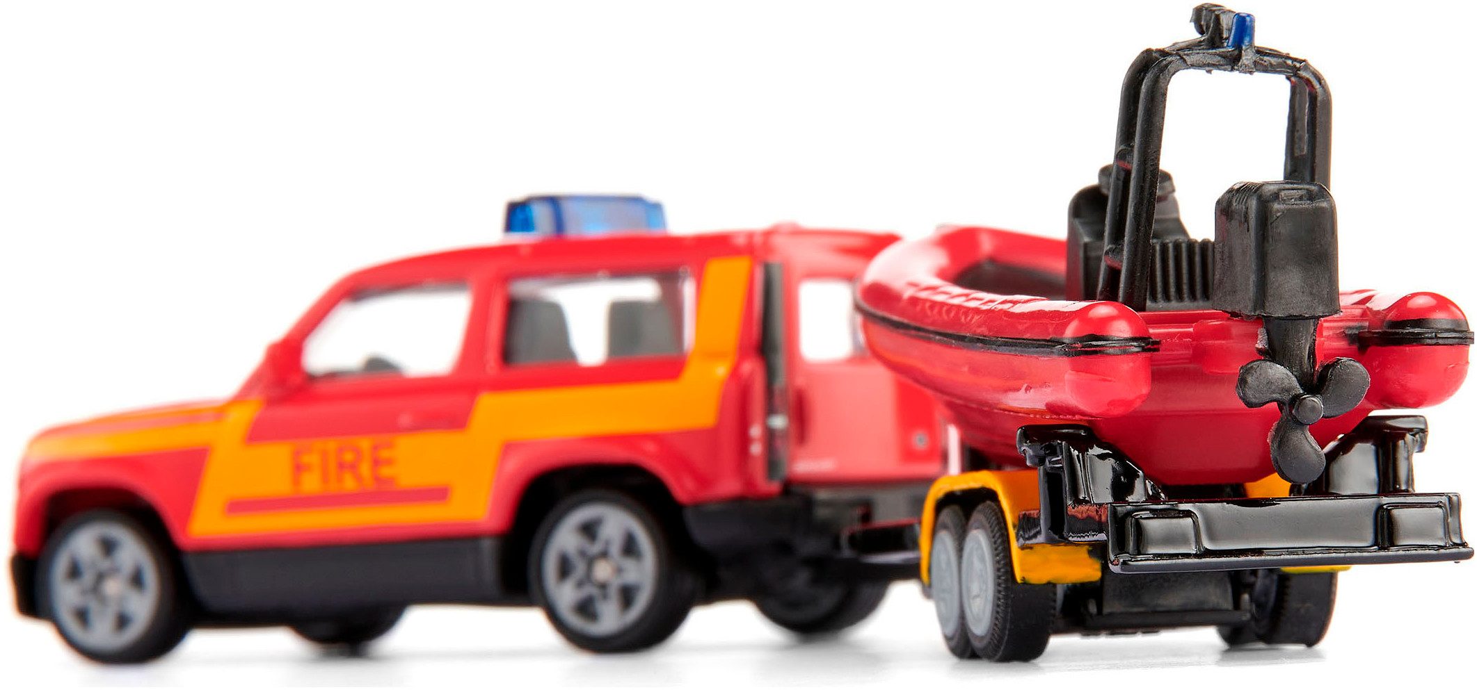 Siku Speelgoedauto Land Rover Defender met boot (1608)