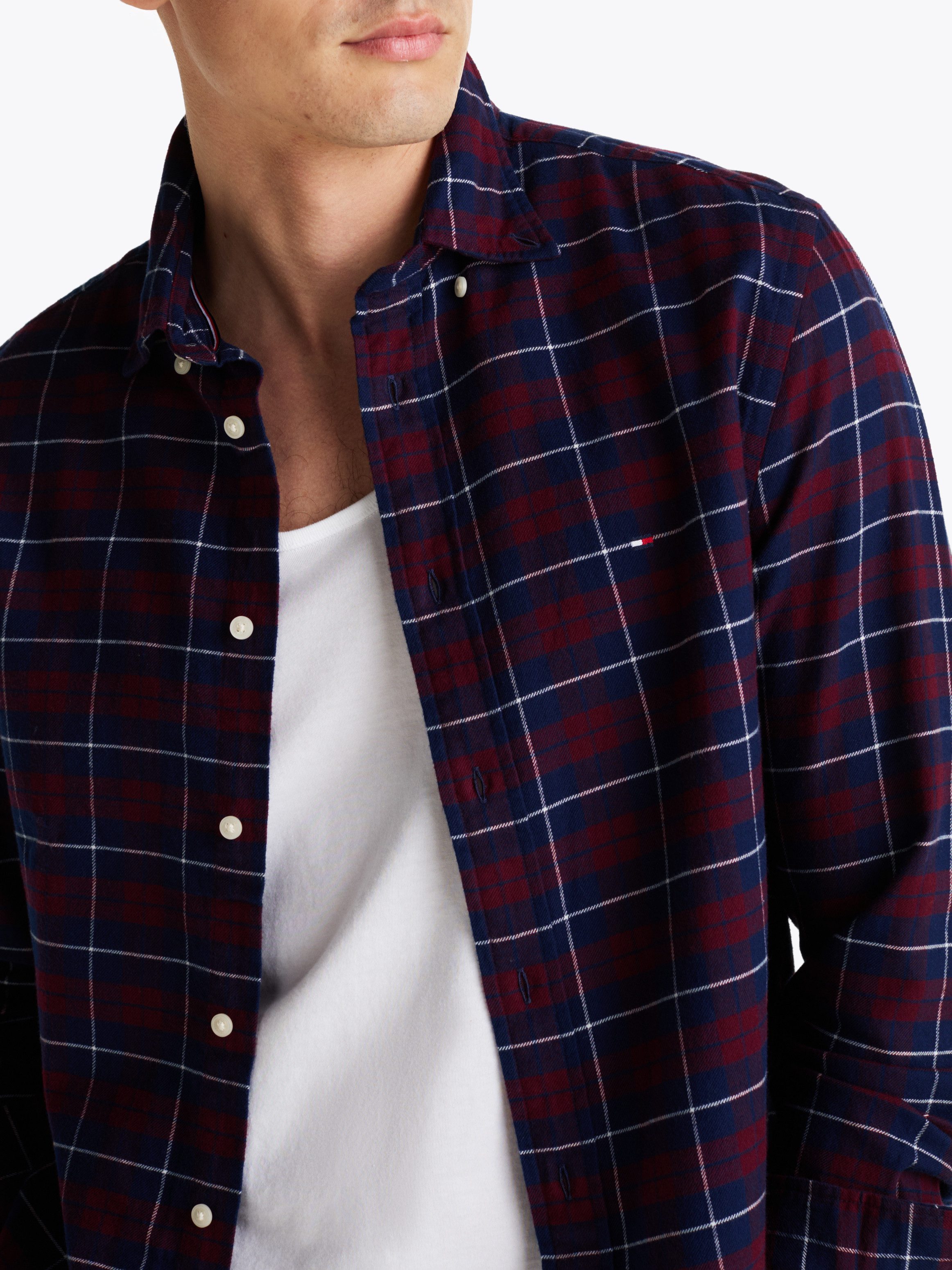 Tommy Hilfiger Overhemd met lange mouwen BRUSHED EASY CHECK RF SHIRT