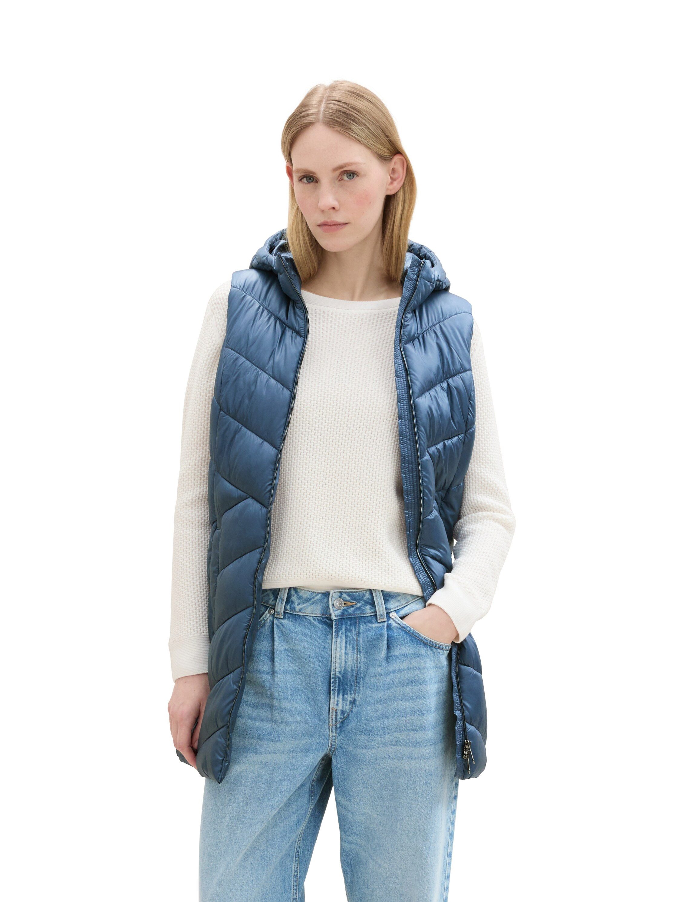 Tom Tailor Bodywarmer met een capuchon