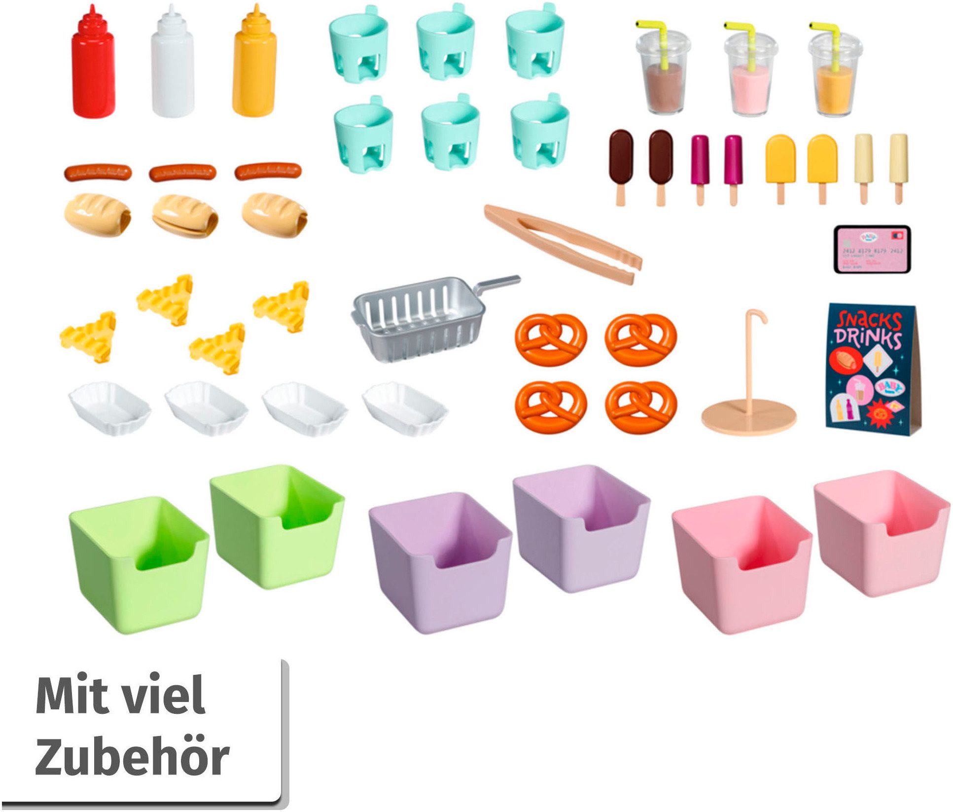 Baby Born Poppentafel Snackwinkel met geluidseffect