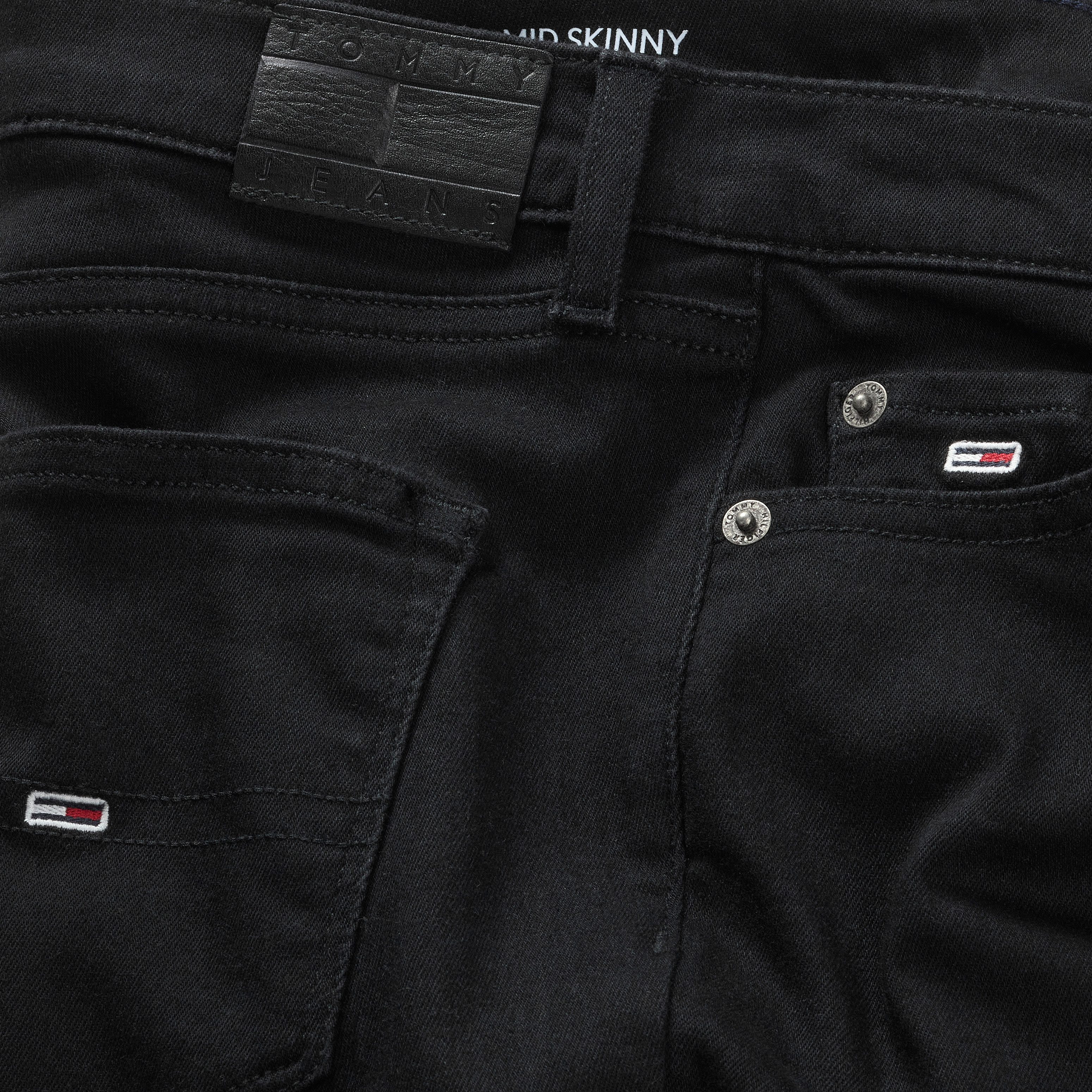TOMMY JEANS Skinny fit jeans Nora Mid Rise Skinny Fit Röhrenjeans van katoenstretch met gemiddelde taillehoogte