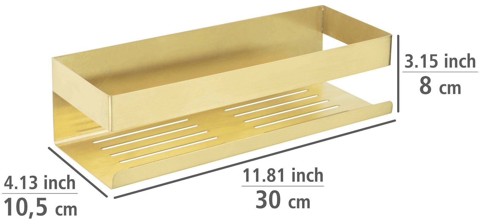 WENKO Badkamerrekje Turbo-Loc® Genova Bevestigen zonder boren