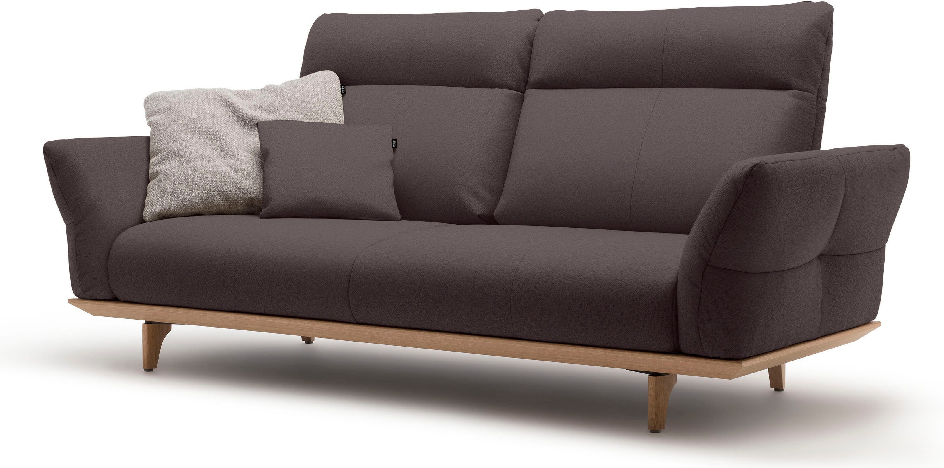 Creation BY ROLF BENZ 3-zitsbank Hs.460 Onderstel in eiken, poten in natuurlijk eiken, breedte 208 cm