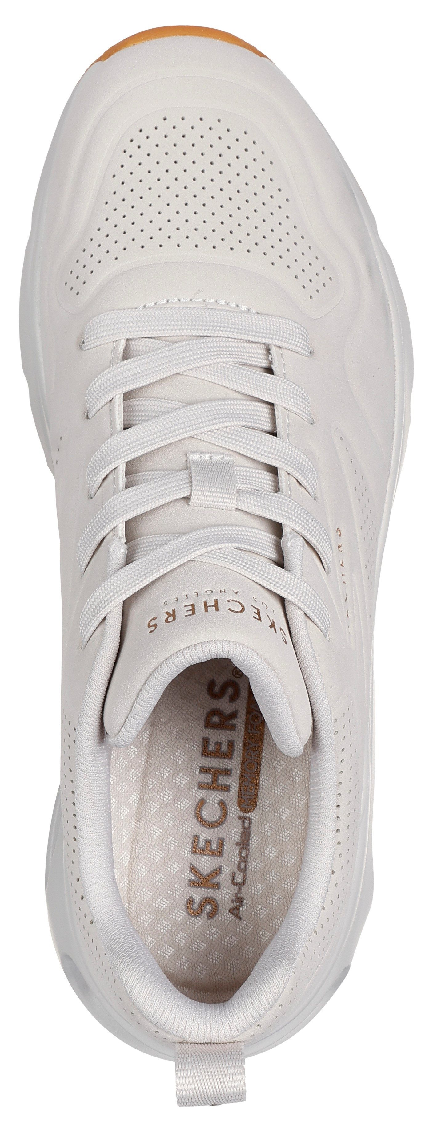 Skechers Sneakers TRES-AIR UNO Vrijetijdsschoen, lage schoen, veterschoen met air-cooled memory foam