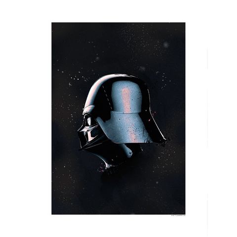 Komar wanddecoratie Star Wars Classic Helmets Vader, zonder lijst