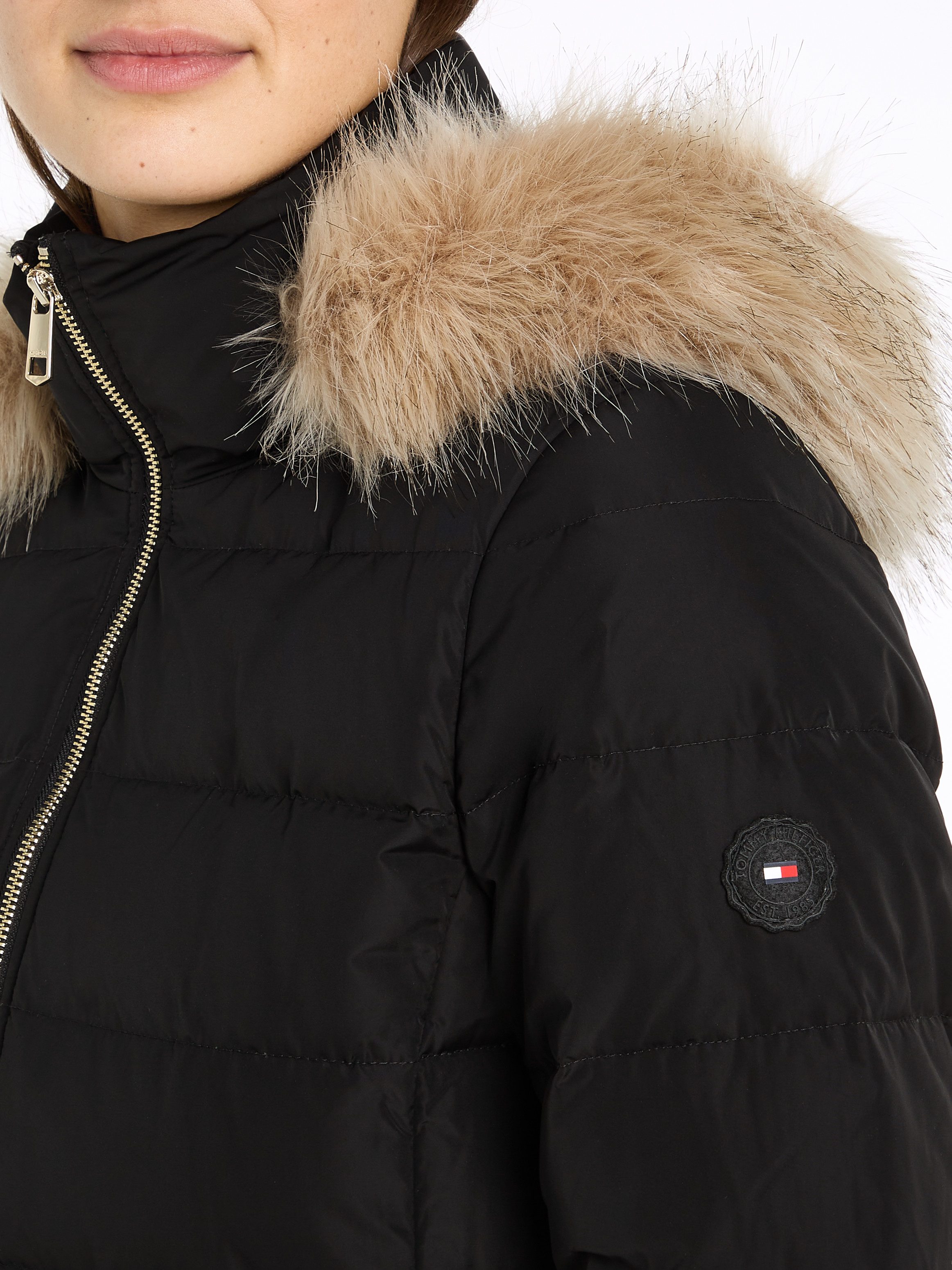 Tommy Hilfiger Gewatteerde jas met logopatch