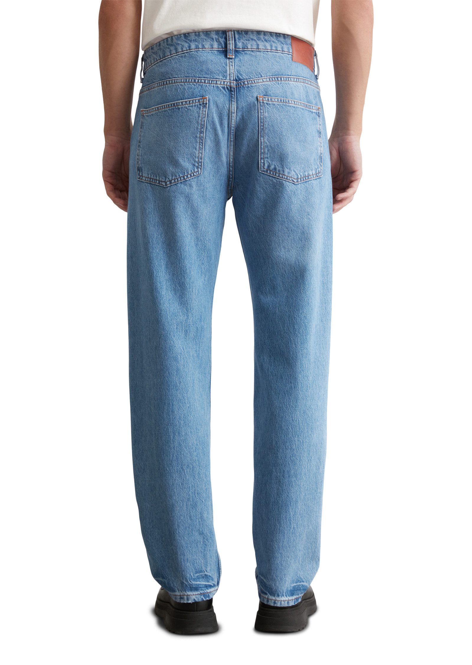 Marc O'Polo DENIM Straight jeans Authentieke Salt'n'Pepper vintage-look