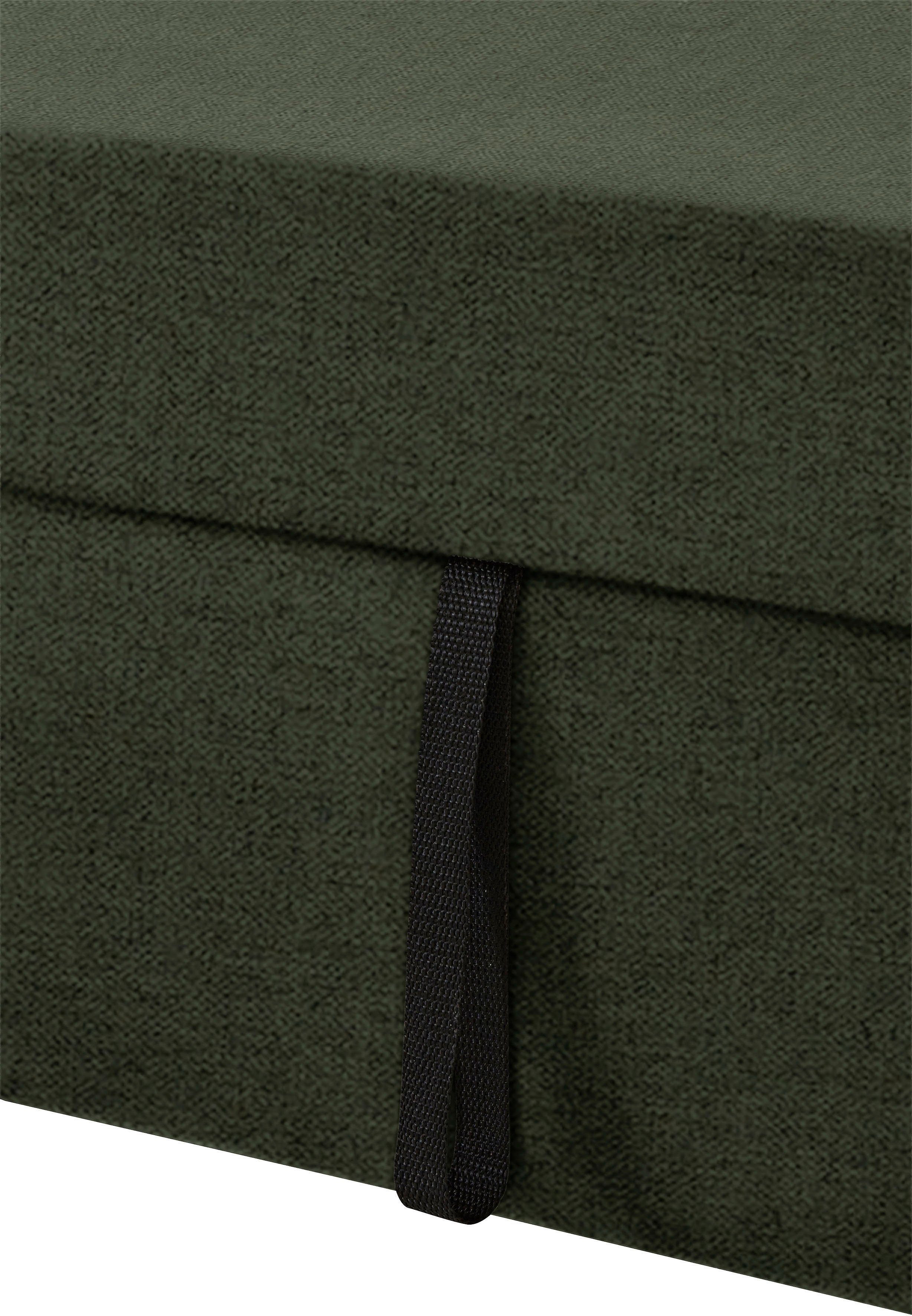 DOMO collection Hoekbank Franzi, tijdloos en elegant, moderne zittingstikking, L-Vorm