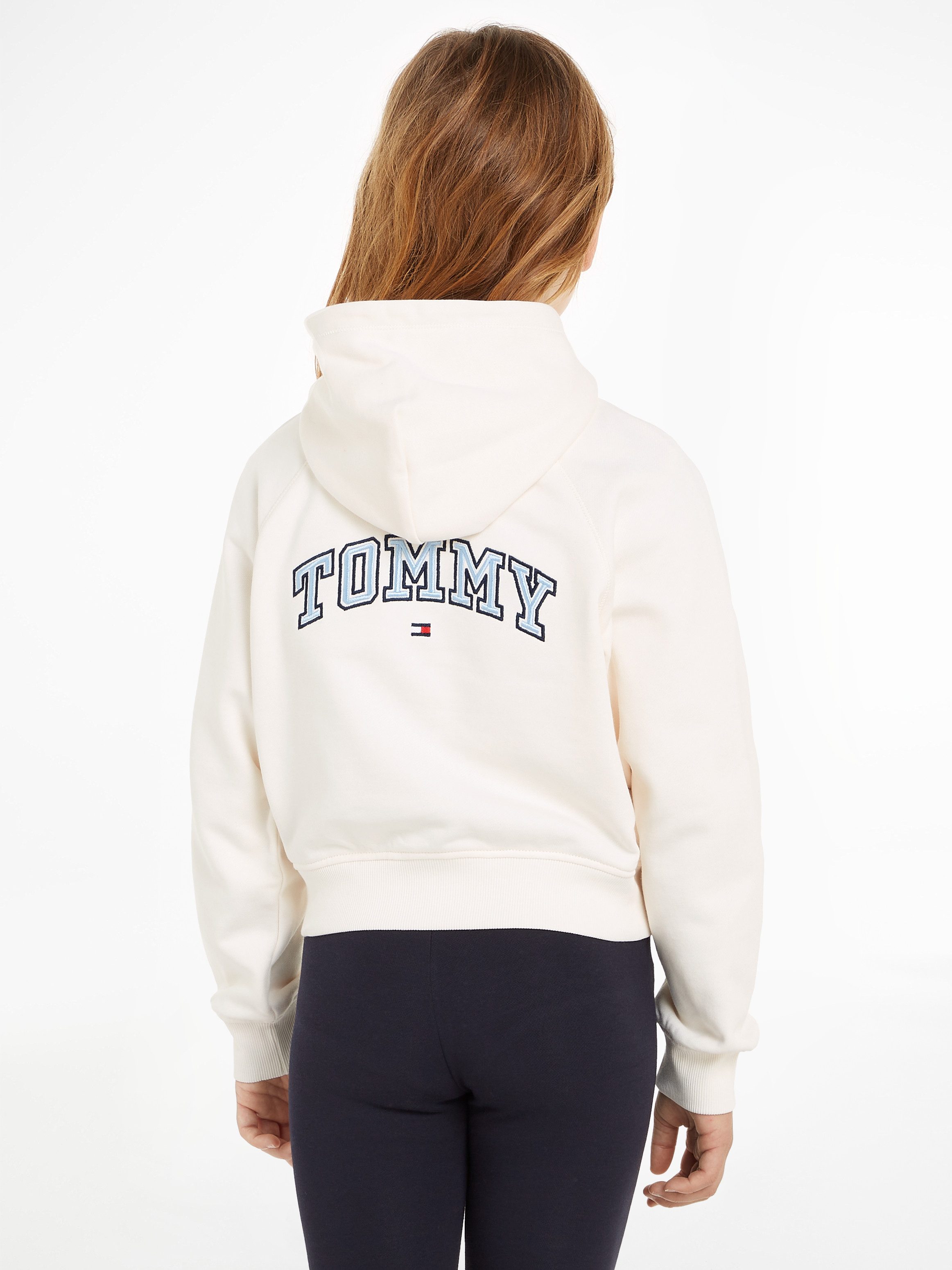 Tommy Hilfiger Sweatvest VARSITY EMBROIDERED ZIP UP Kinderen tot 16 jaar met logostiksel