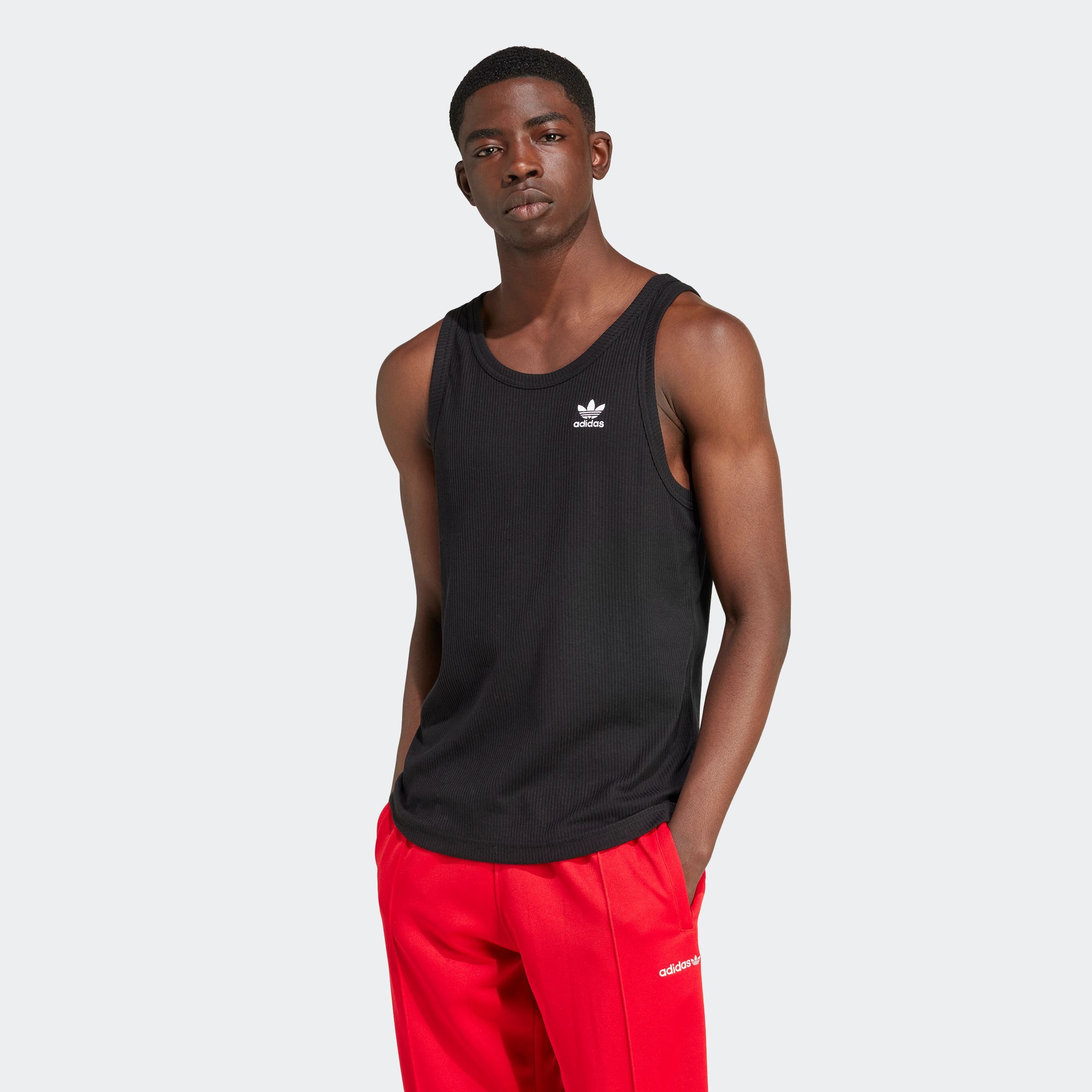 adidas Originals Tanktop ESS Tank heren tanktops maat L zwart