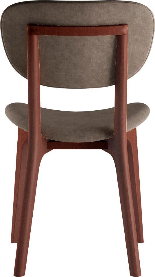 INOSIGN Stoel COZY Made in Italy Frame in beuken, kersen- of notenhout, massief hout, designstoel (set, 2 stuks)