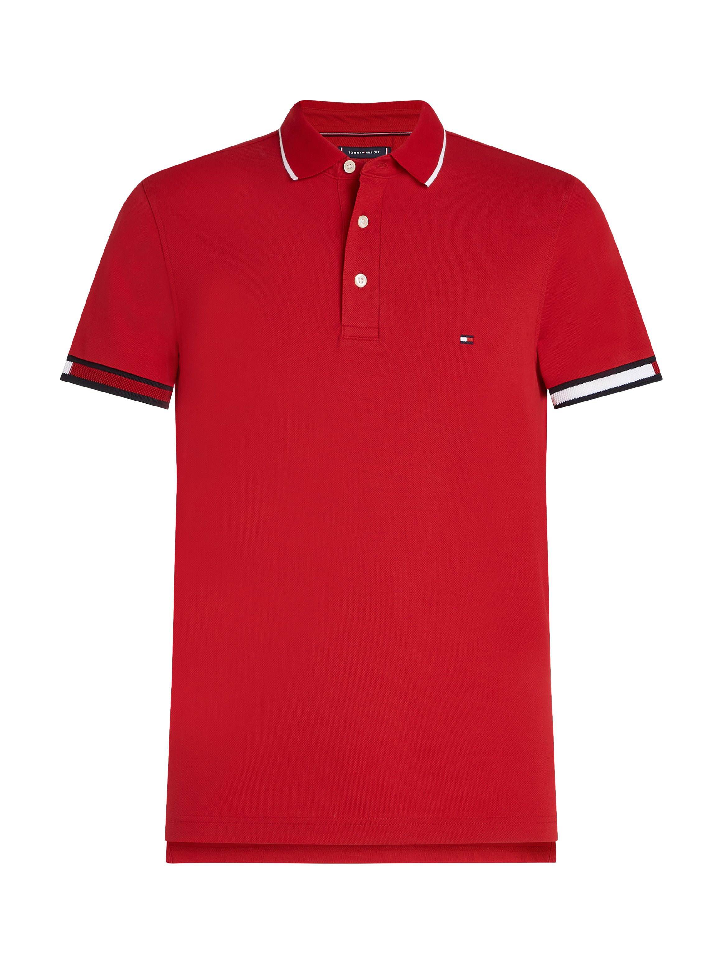 Tommy Hilfiger Poloshirt FLAG CUFF SLIM FIT POLO