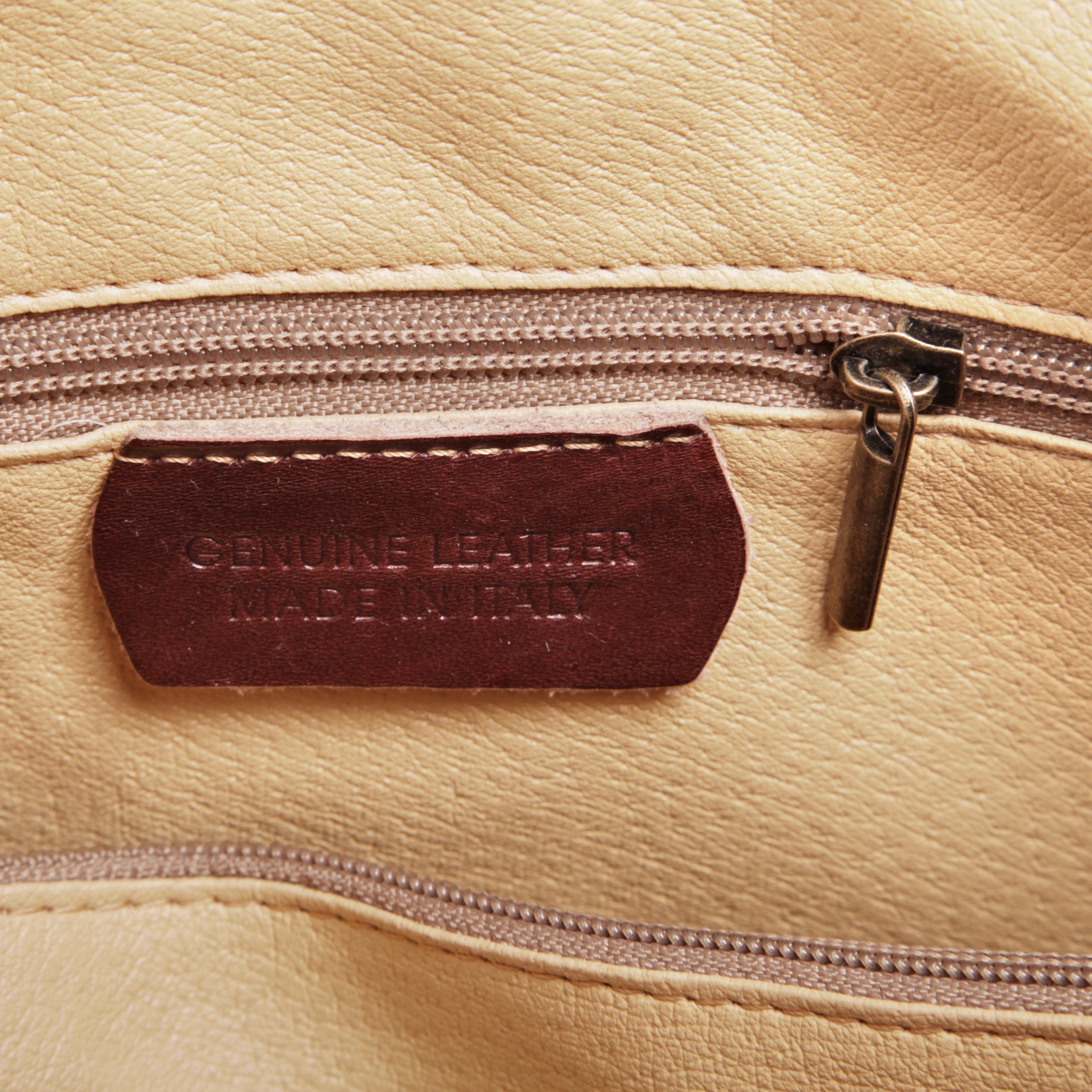 Piké Shopper echt leer, made in italy