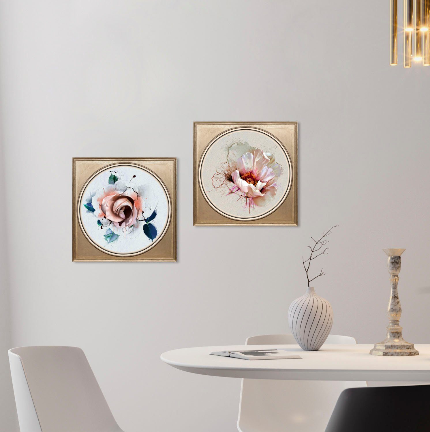queence Artprint op acrylglas Bloem Fine Art-print in galeriekwaliteit