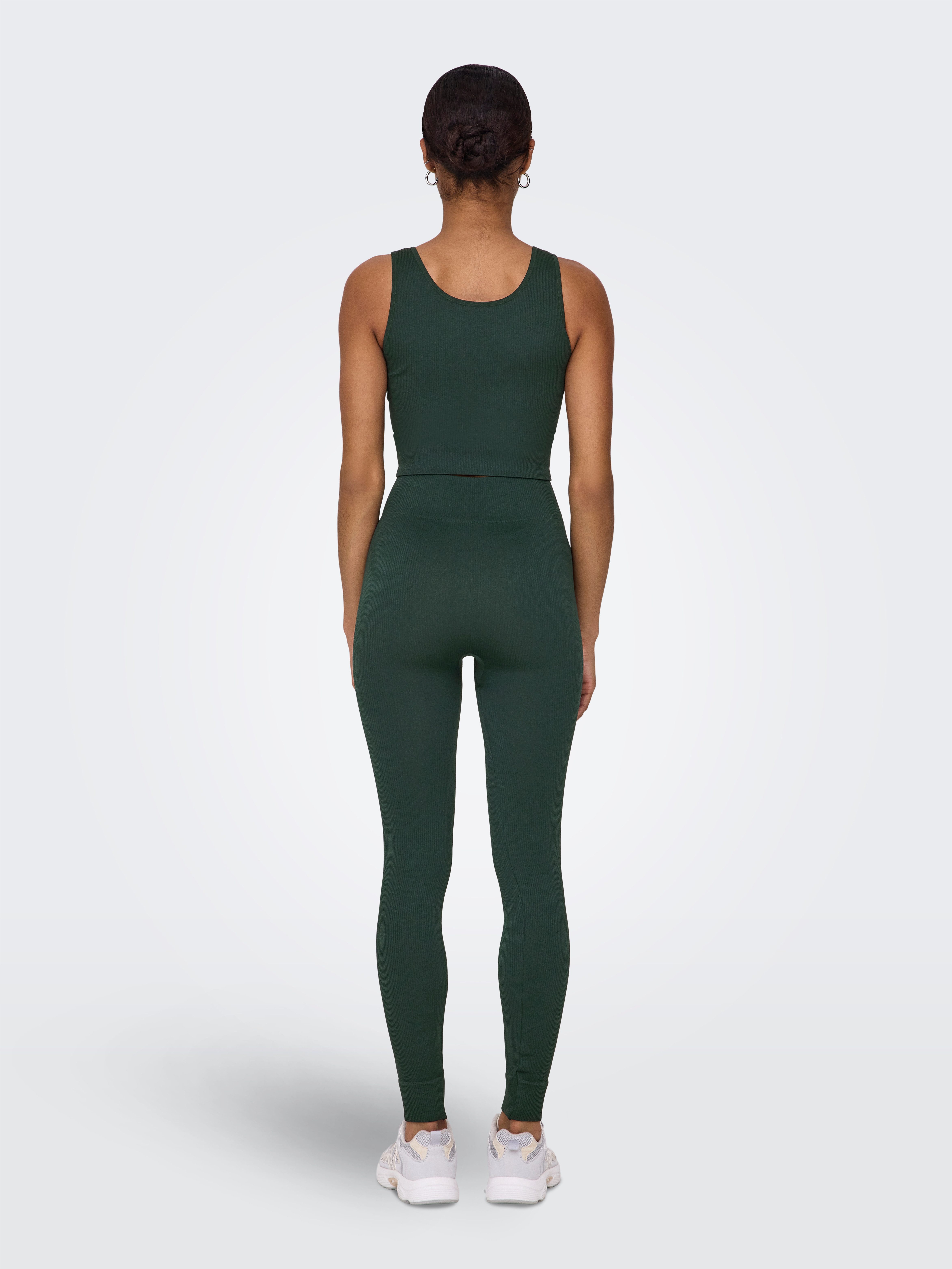 Only Play Trainingstop ONPJAIA LIFE Cropped fit in fijne ribstructuur