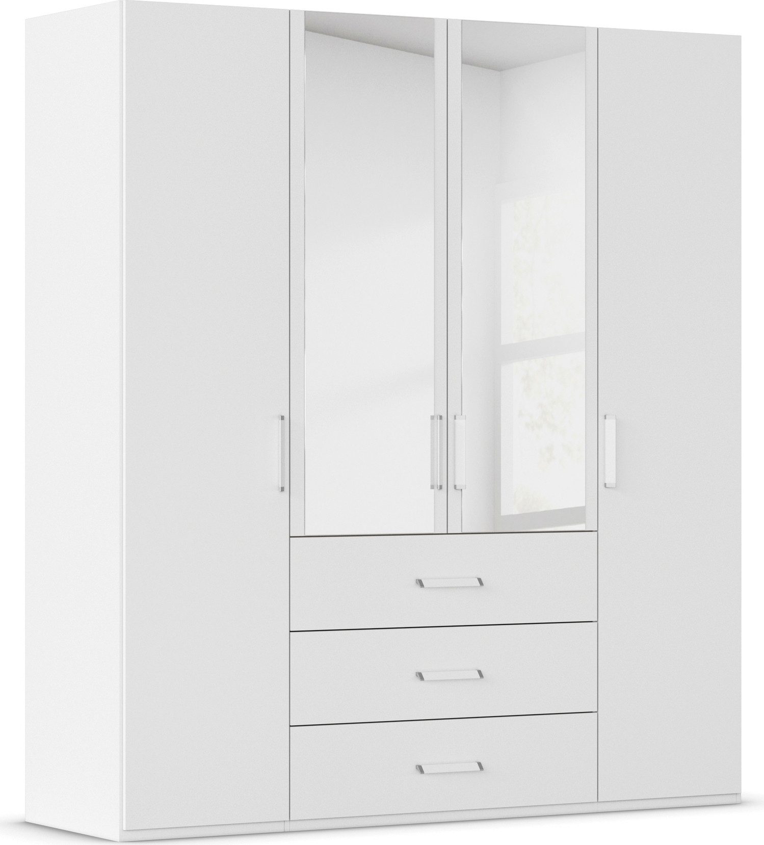 rauch Draaideurkast Kledingkast Kast Garderobe Slaapkamerkast EVELYN in elegante stijl met lades 3 breedtes en 2 hoogtes made in germany