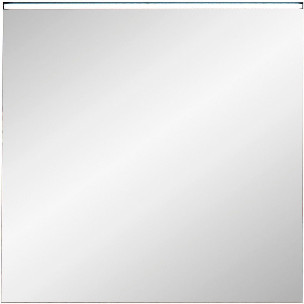 Saphir Badkamerserie Quickset 395 2-delig, keramieken opzetwasbak met led-spiegel Wastafelmeubel 73 cm breed, 2 laden, wastafelblad, badkameraccessoireset (4-delig)