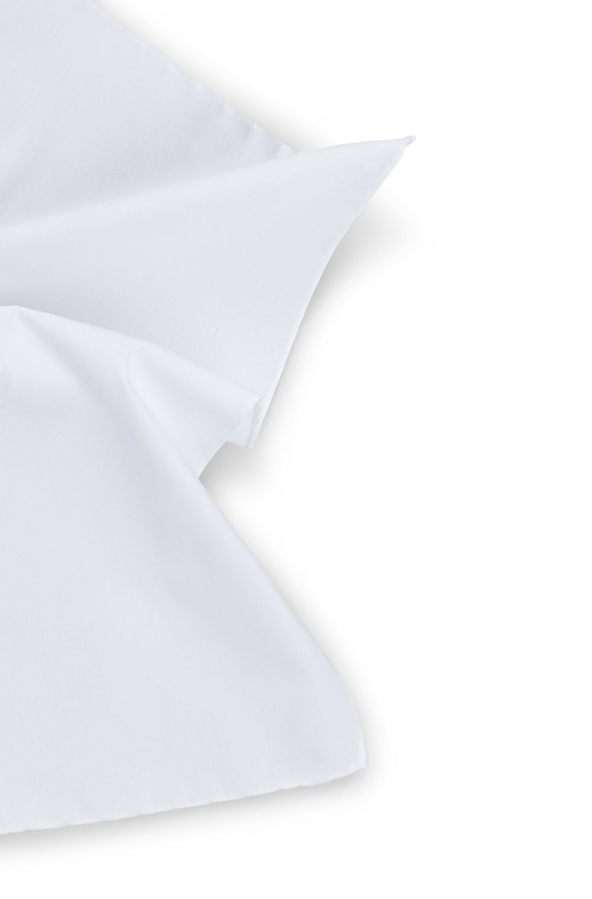 Boss Pochet H-POCKET SQUARE met strijkvrij afwerking