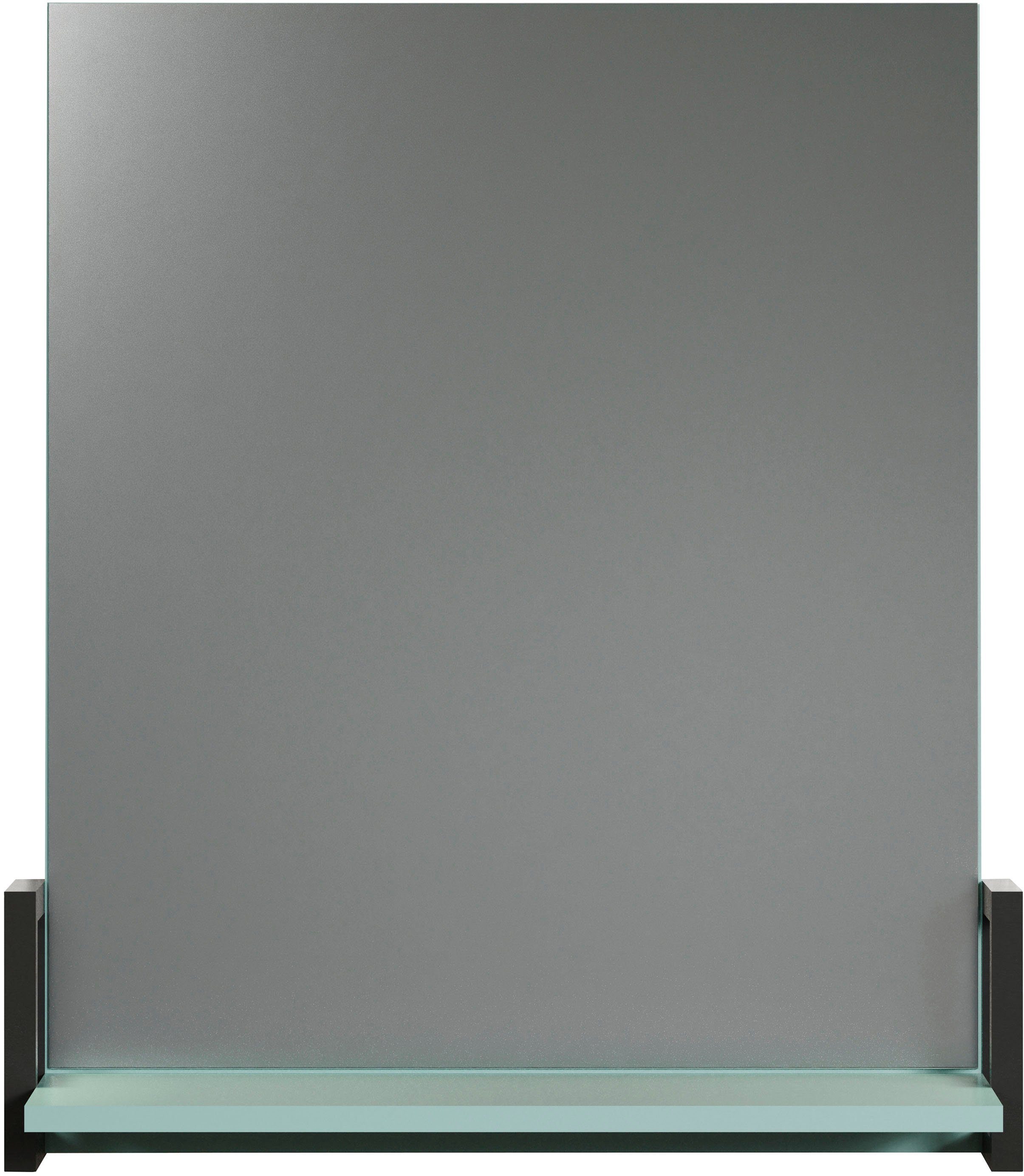 welltime Badspiegel Malcesine Badspiegel met opbergvak in donker turquoise - Afmetingen (B/D/H) 64/24/74 cm (1 stuk)