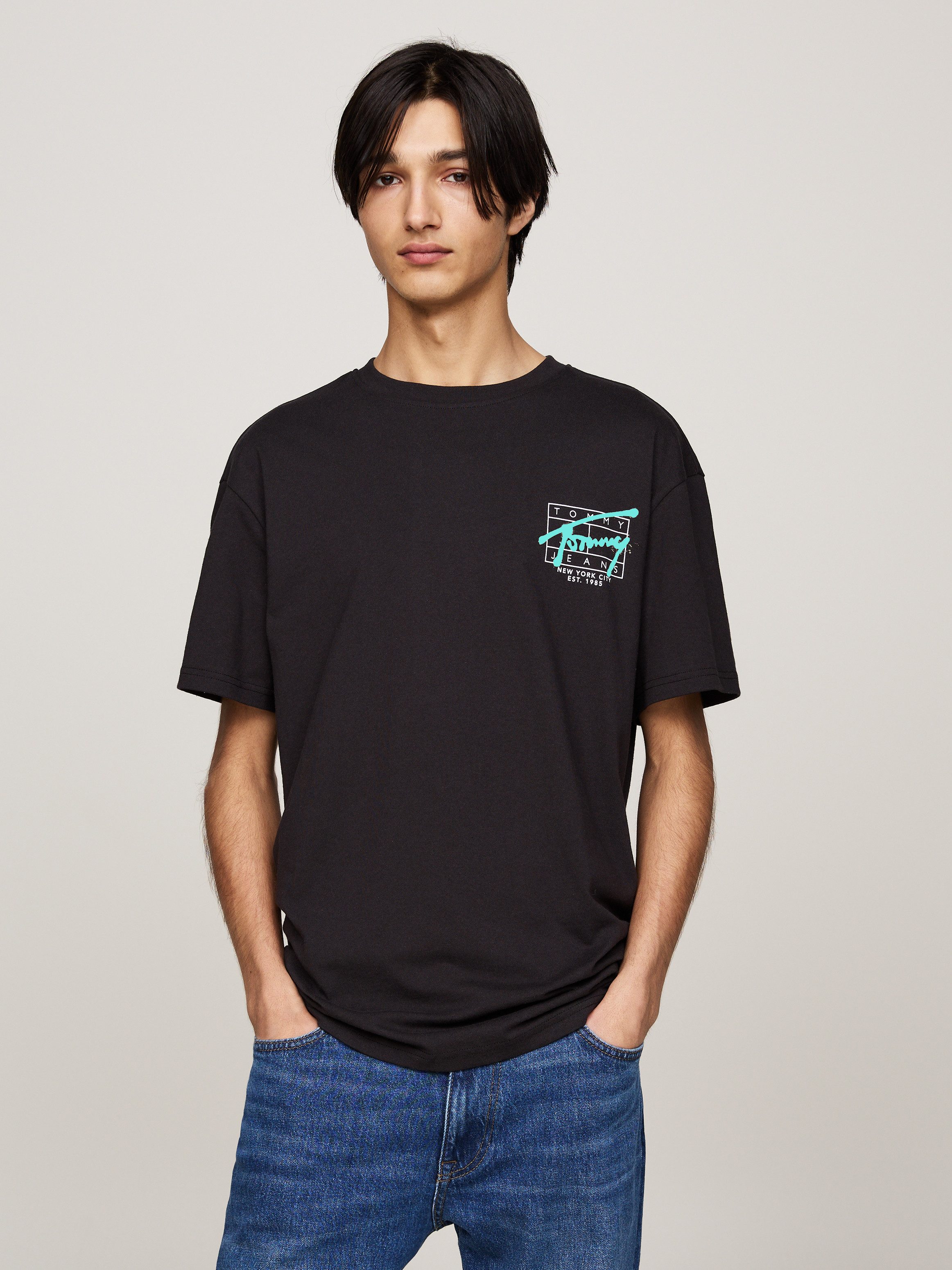 Tommy Jeans Plus T-shirt TJM REG SPRAY TEE SS EXT