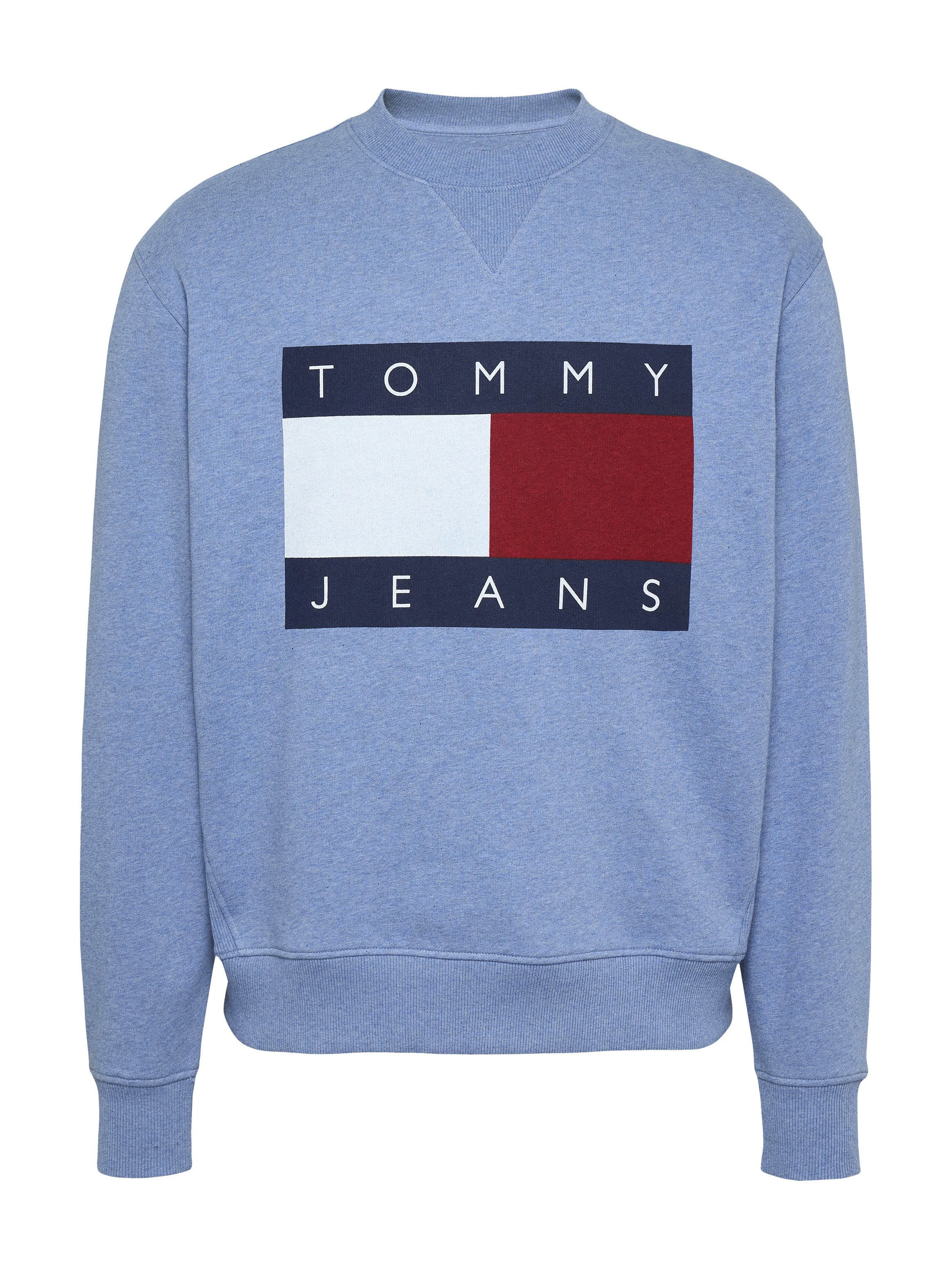 TOMMY JEANS Sweatshirt TJM MELANGE FLAG CREW