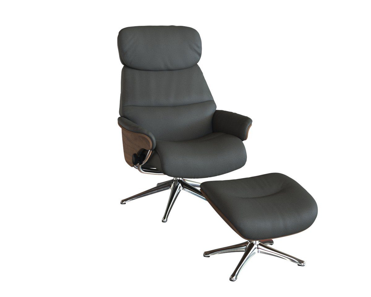 FLEXLUX Relaxfauteuil Aarhus, functionele stoel, gestoffeerde stoel, armleuningen, TV-fauteuil