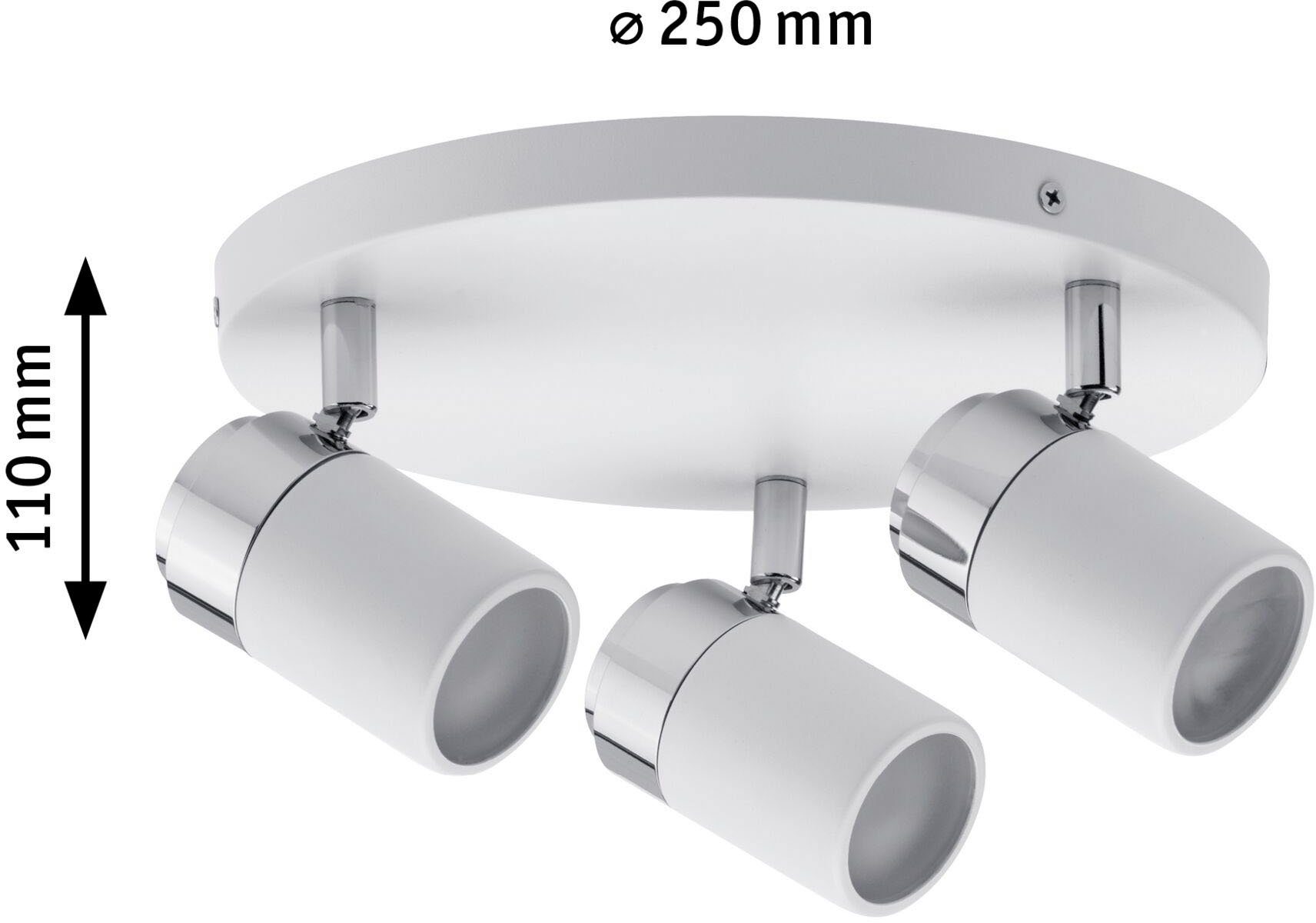 Paulmann Led-plafondlamp Zyli (1 stuk)