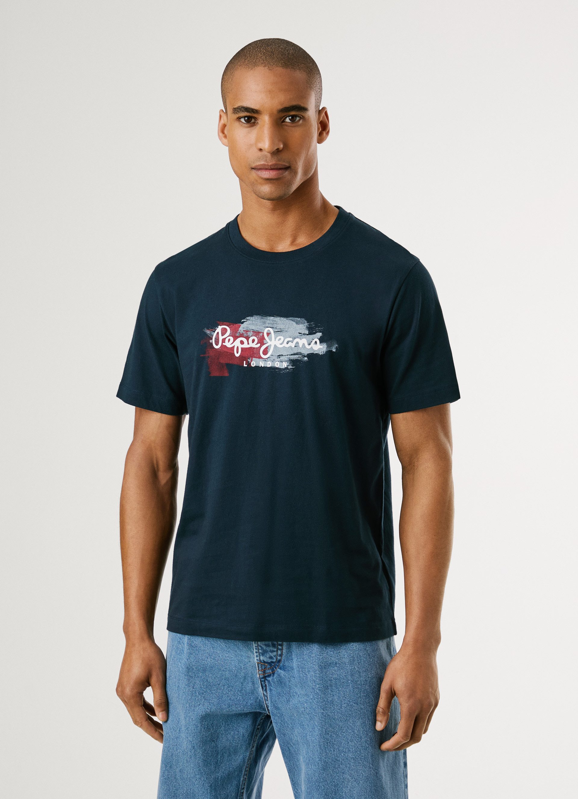 Pepe Jeans T-shirt TREY TEE met ronde hals in regular fit