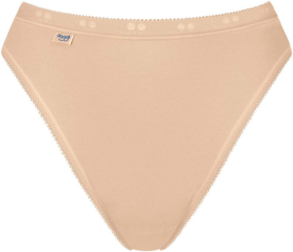 Sloggi Tai slip Basic + perfecte pasvorm, katoenmix, elastisch, zachte naden (Set van 2)