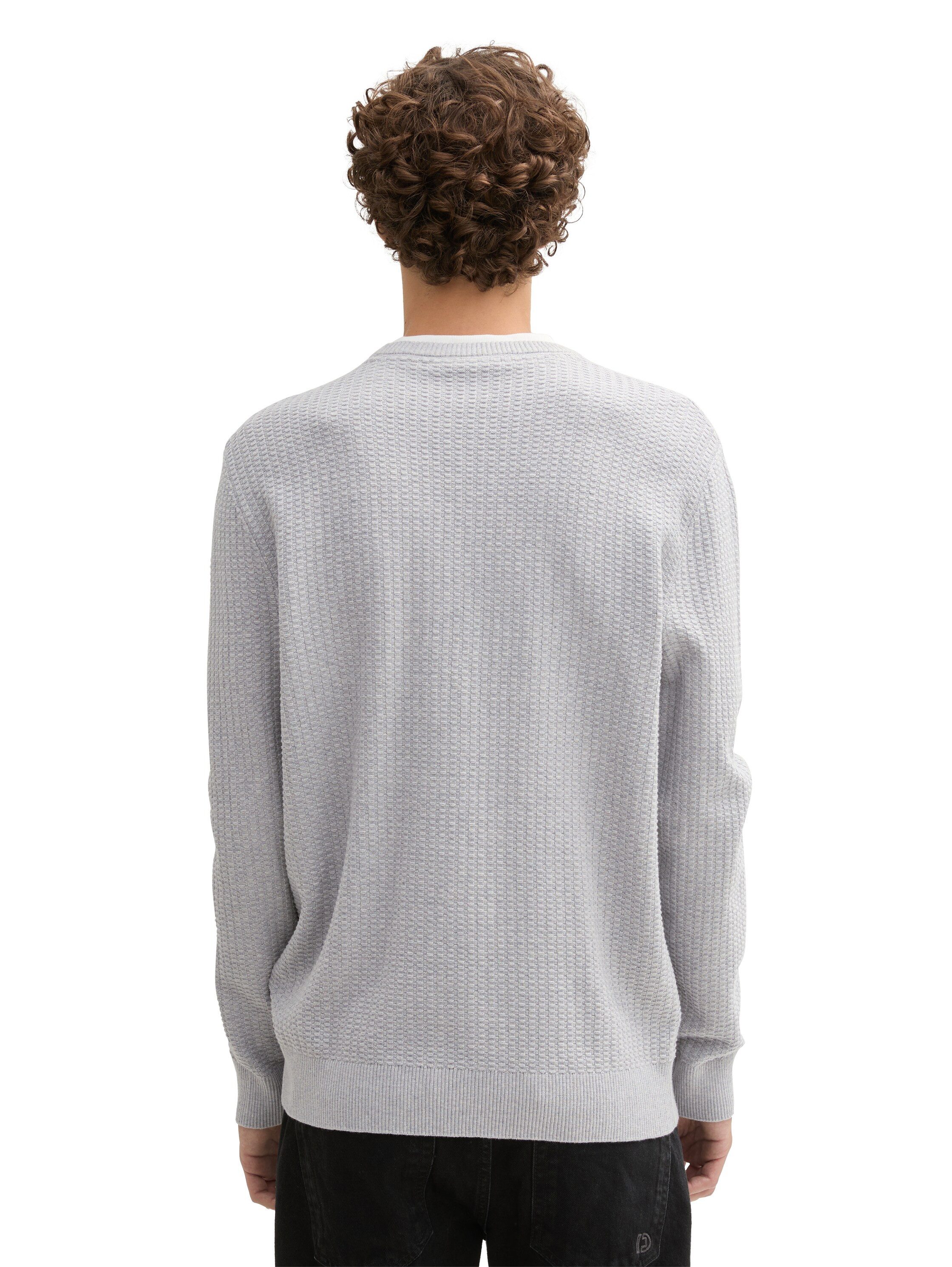 Tom Tailor Denim Gebreide trui in 2-in-1-look